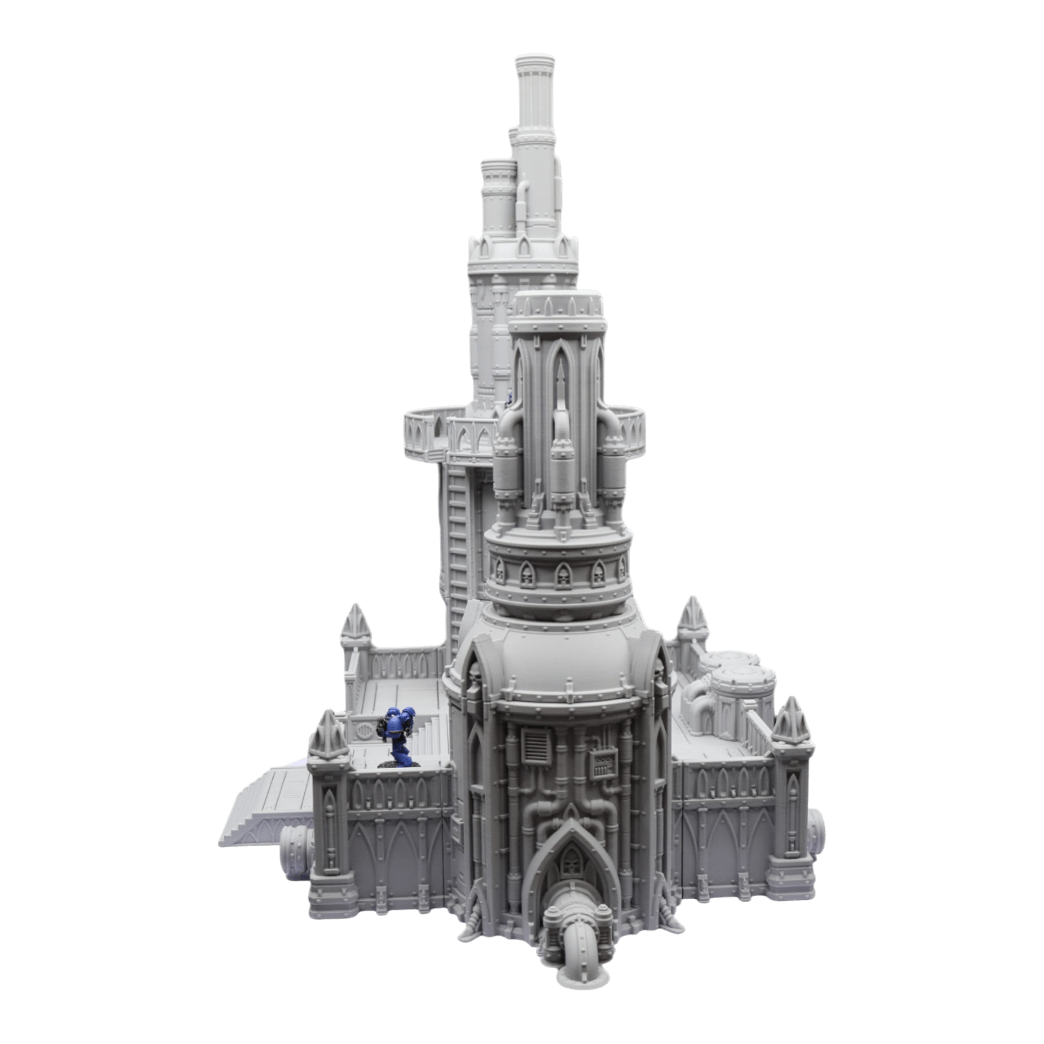 Steel Refinery Assembly #4 - 28mm Wargaming Scatter Terrain Scenery Tabletop Jawar3d
