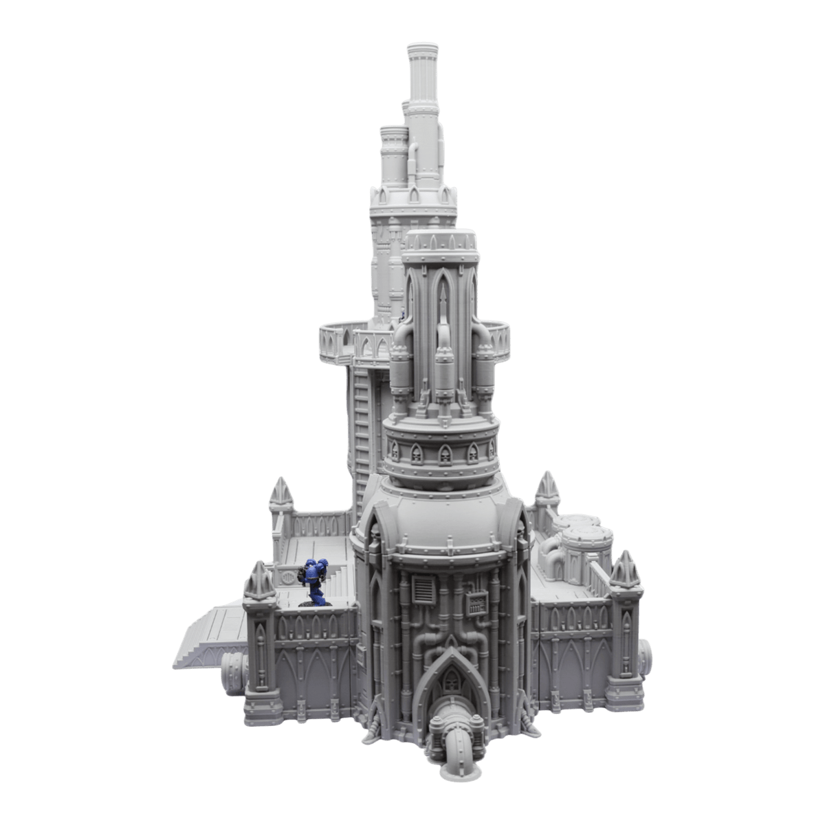 Steel Refinery Assembly #4 - 28mm Wargaming Scatter Terrain Scenery Tabletop Jawar3d