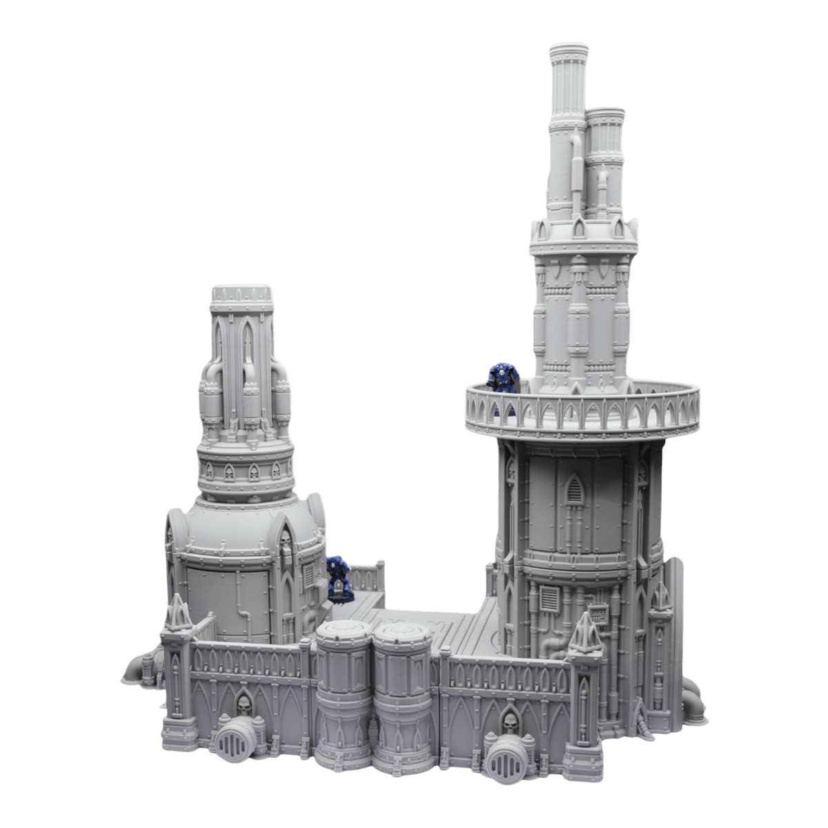 Steel Refinery Assembly #4 - 28mm Wargaming Scatter Terrain Scenery Tabletop Jawar3d