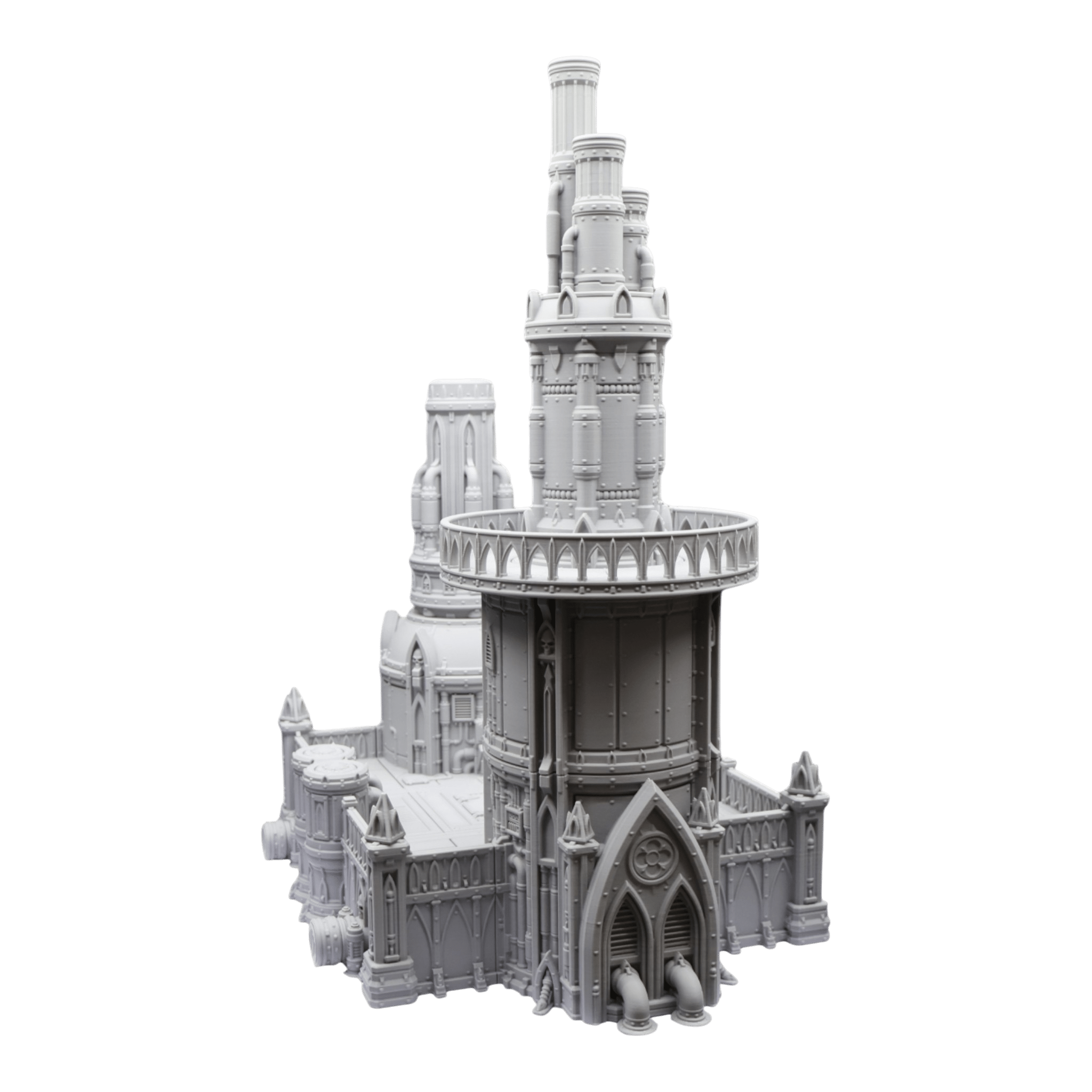 Steel Refinery Assembly #4 - 28mm Wargaming Scatter Terrain Scenery Tabletop Jawar3d
