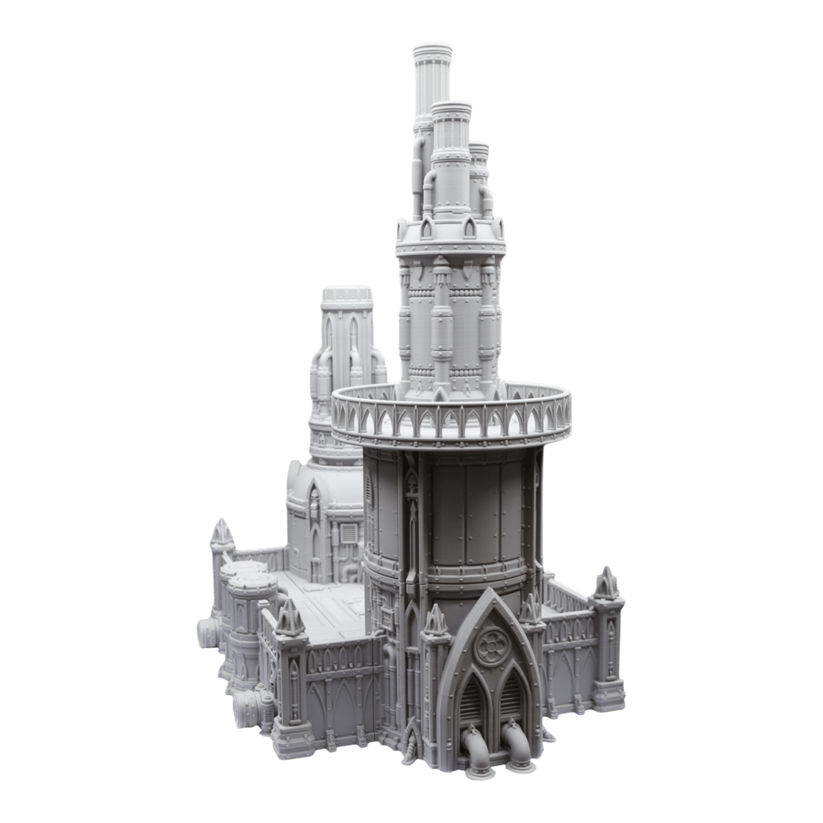 Steel Refinery Assembly #4 - 28mm Wargaming Scatter Terrain Scenery Tabletop Jawar3d