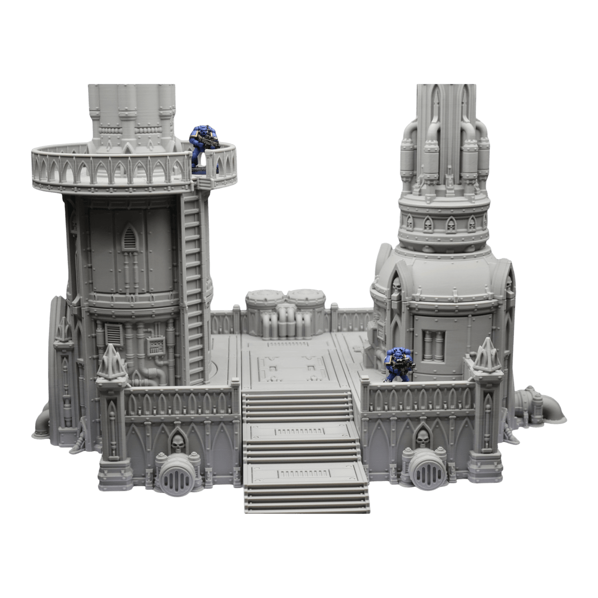Steel Refinery Assembly #4 - 28mm Wargaming Scatter Terrain Scenery Tabletop Jawar3d