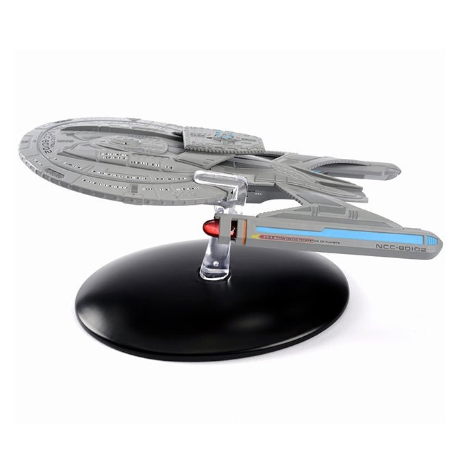 #05 U.S.S. Titan NCC-80102 (Luna Class) Model Diecast Ship BONUS ISSUE (Eaglemoss / Star Trek) Real Merch