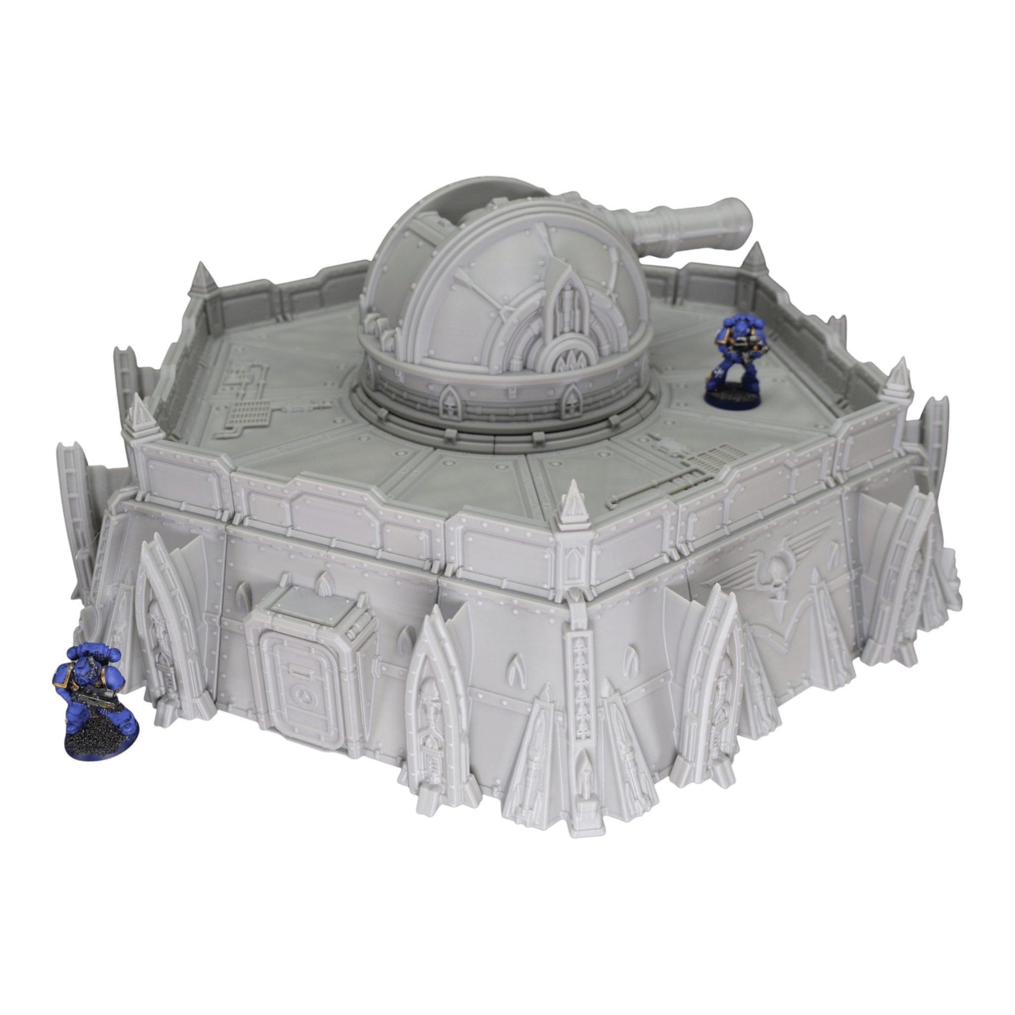 Defense Turret Platform - 28mm Wargaming Scatter Terrain Scenery Tabletop Jawar3d