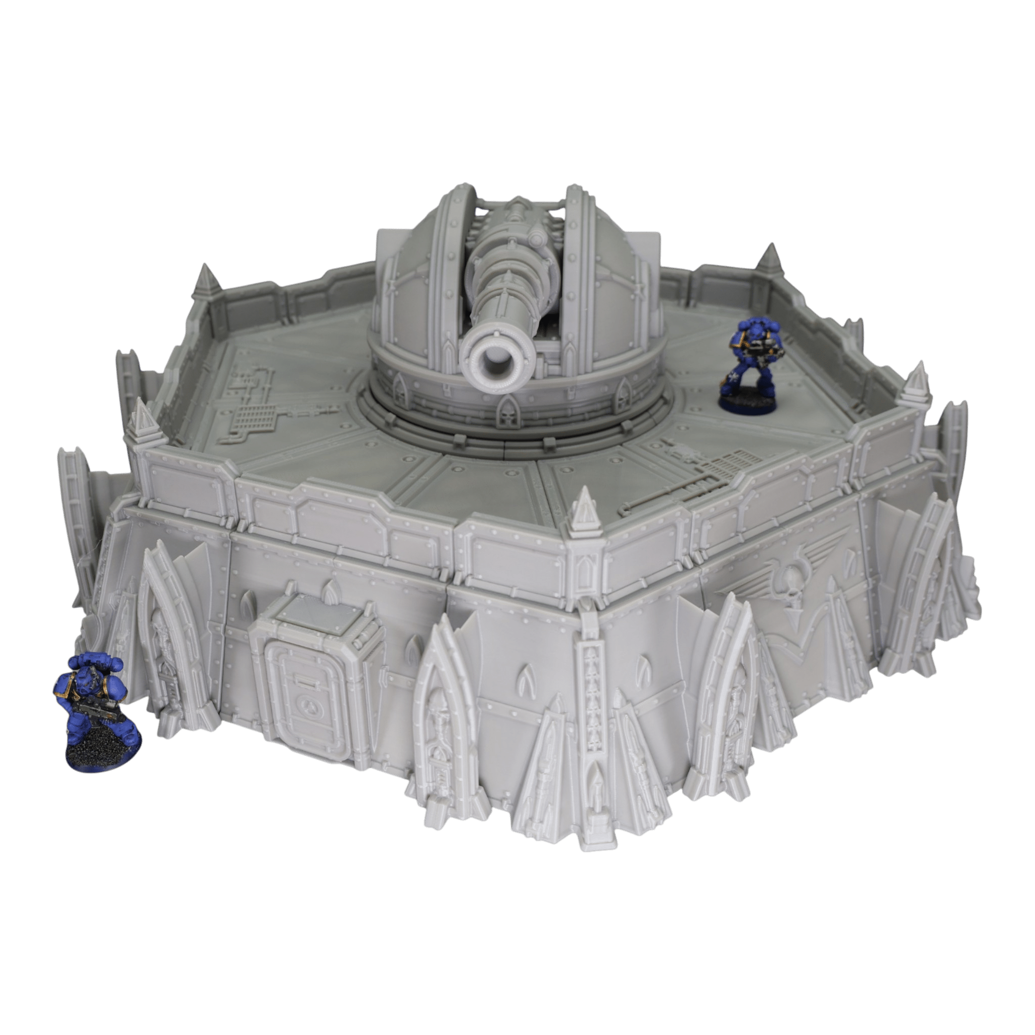 Defense Turret Platform - 28mm Wargaming Scatter Terrain Scenery Tabletop Jawar3d