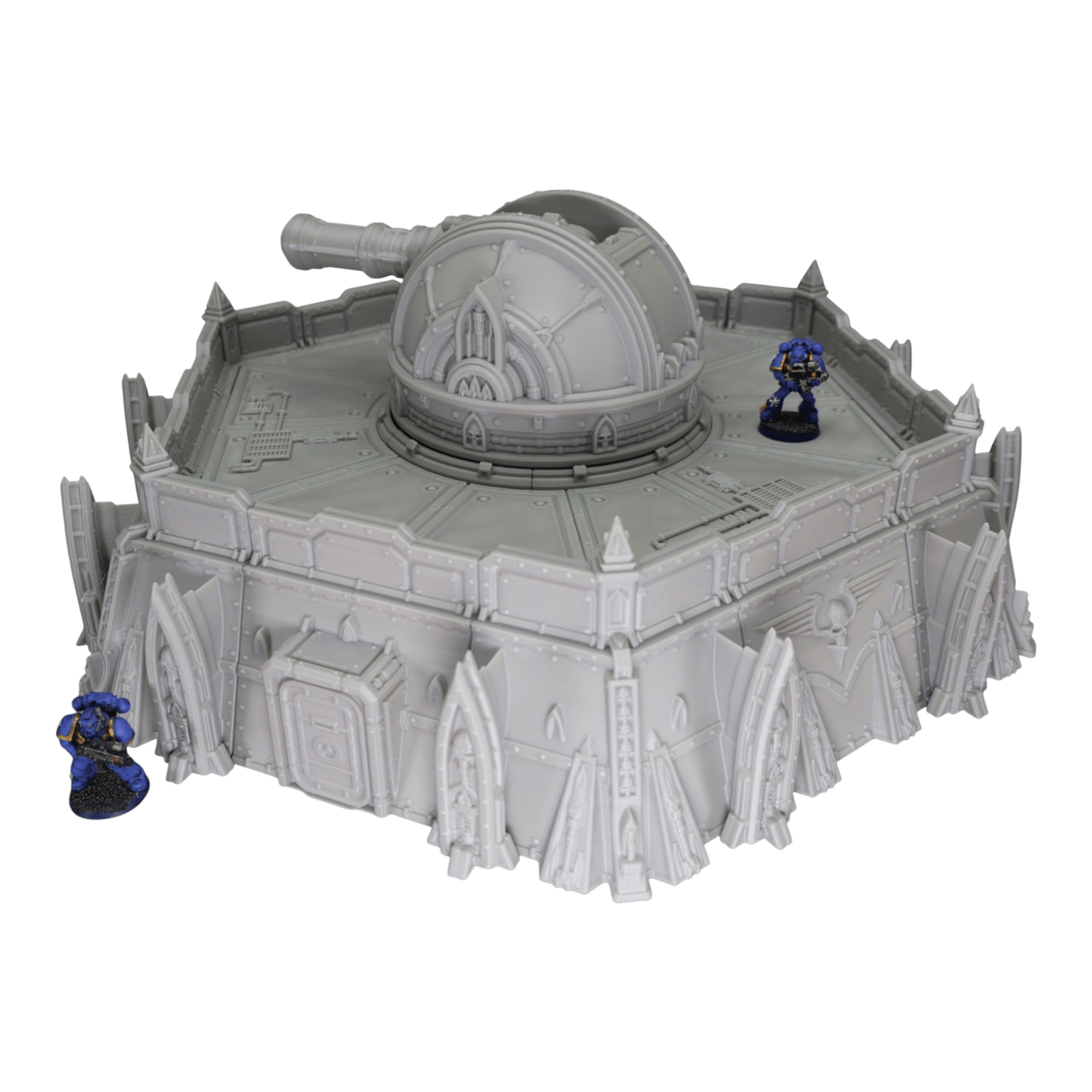 Defense Turret Platform - 28mm Wargaming Scatter Terrain Scenery Tabletop Jawar3d