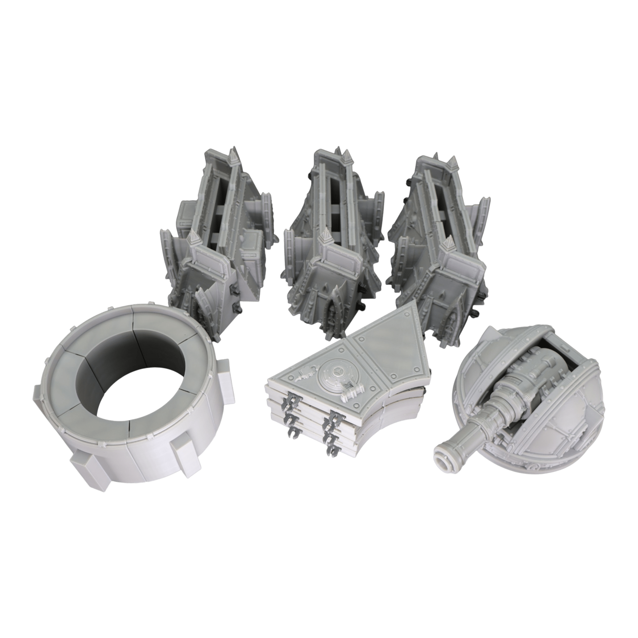 Defense Turret Platform - 28mm Wargaming Scatter Terrain Scenery Tabletop Jawar3d