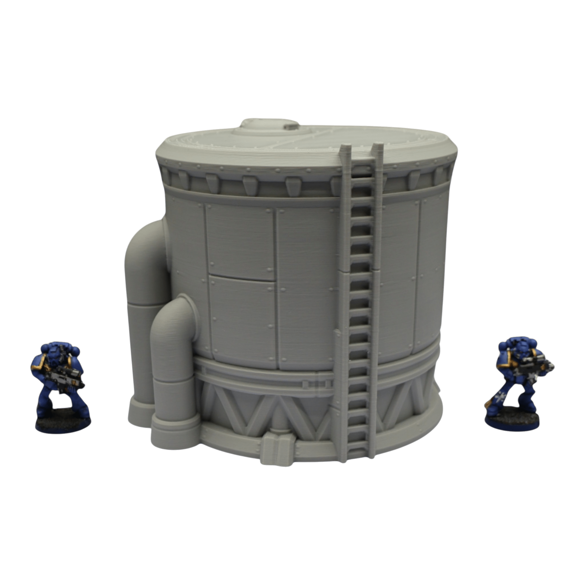 Silo #2 - 28mm Wargaming Scatter Terrain Scenery Tabletop Grimdark Jawar3d
