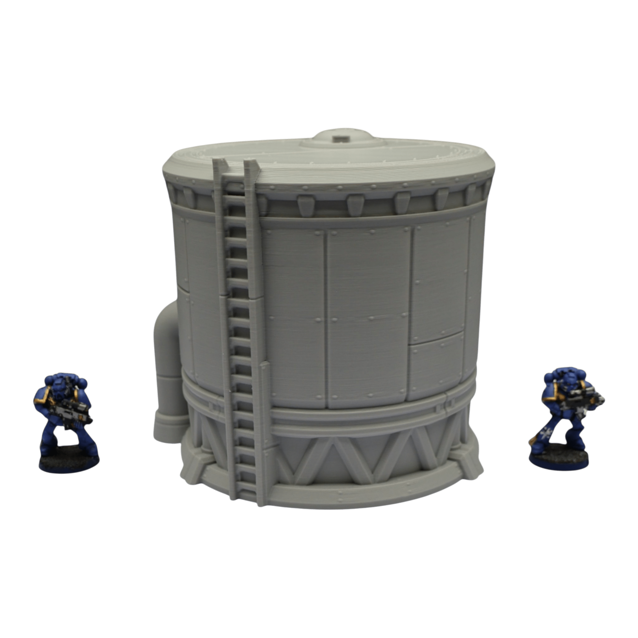 Silo #2 - 28mm Wargaming Scatter Terrain Scenery Tabletop Grimdark Jawar3d