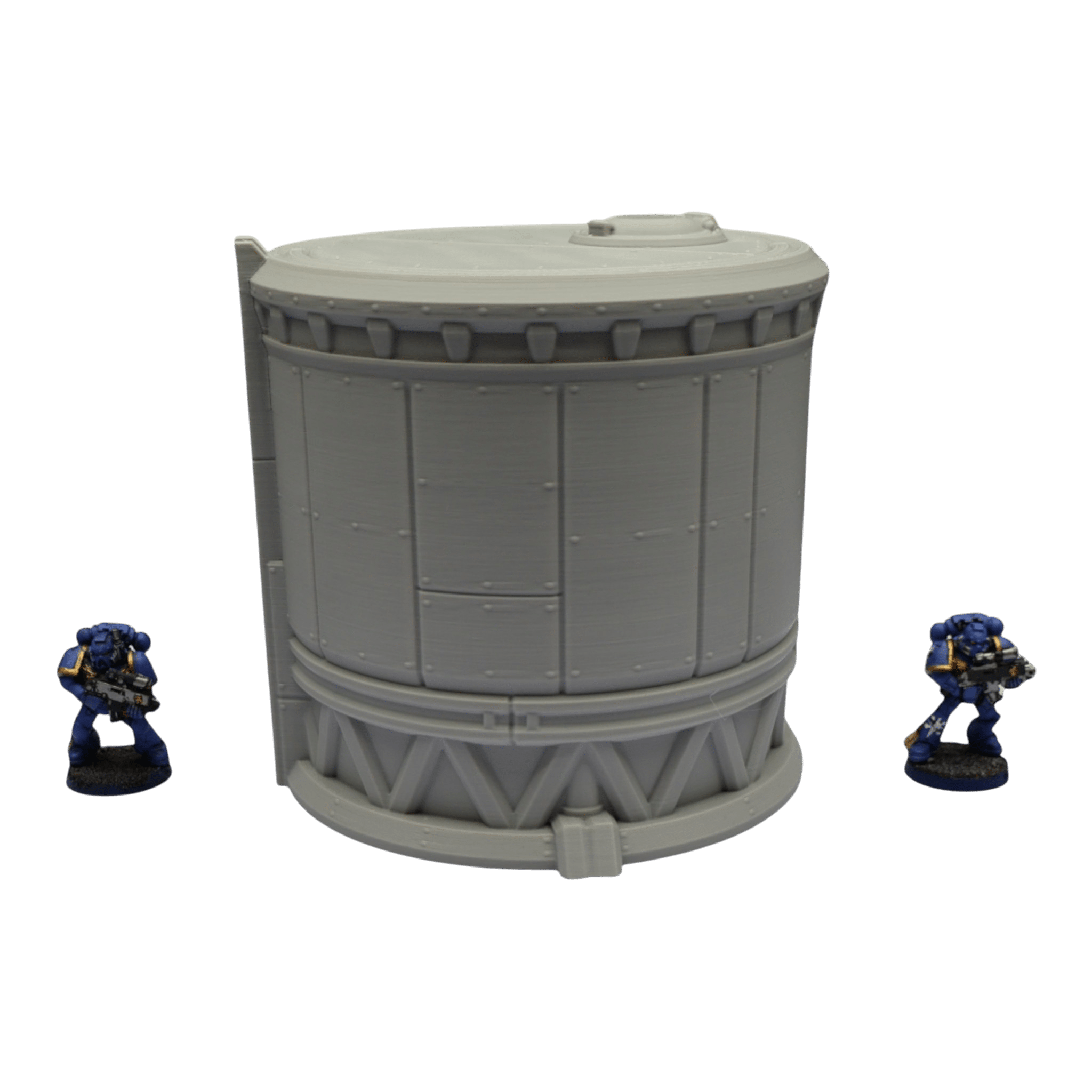Silo #2 - 28mm Wargaming Scatter Terrain Scenery Tabletop Grimdark Jawar3d