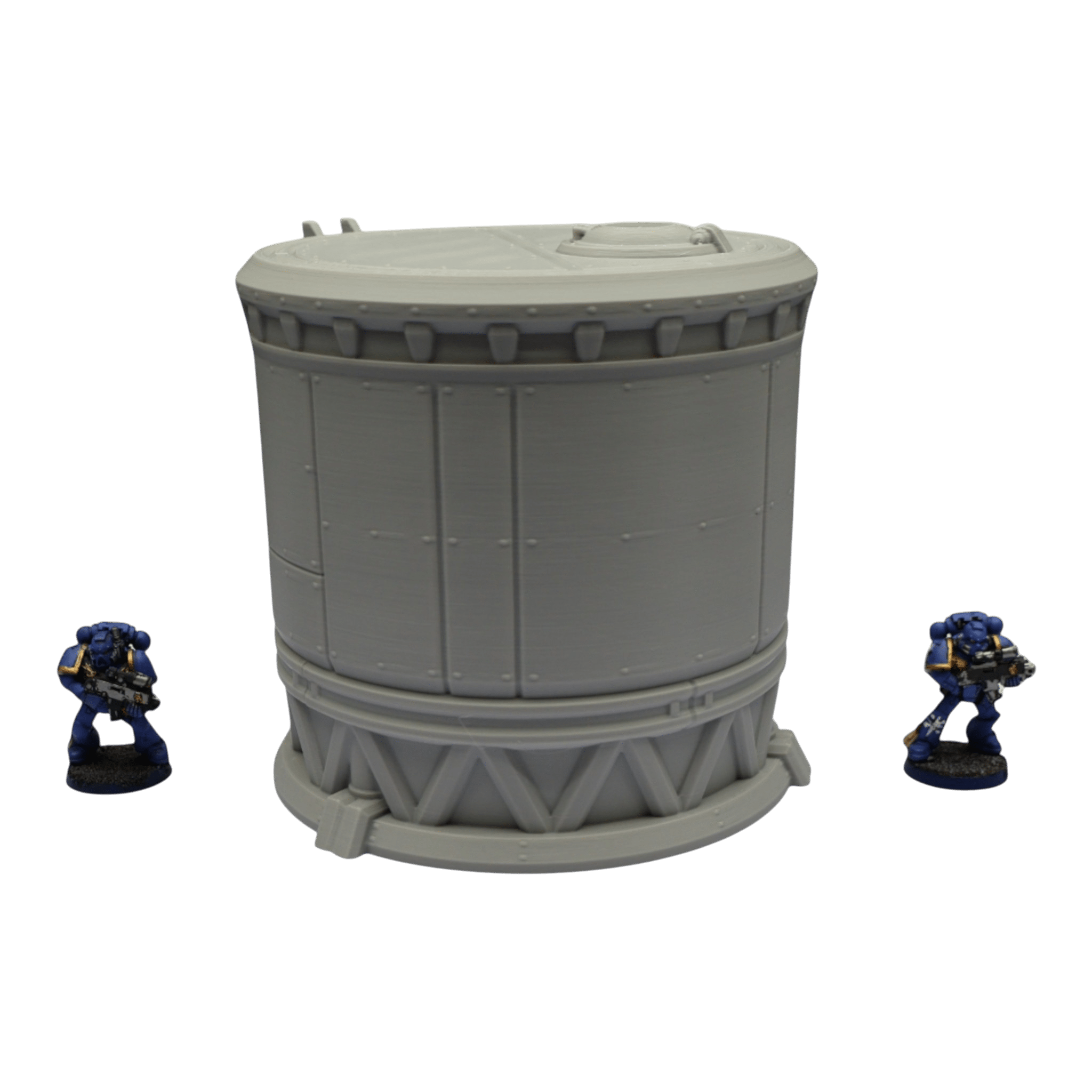 Silo #2 - 28mm Wargaming Scatter Terrain Scenery Tabletop Grimdark Jawar3d