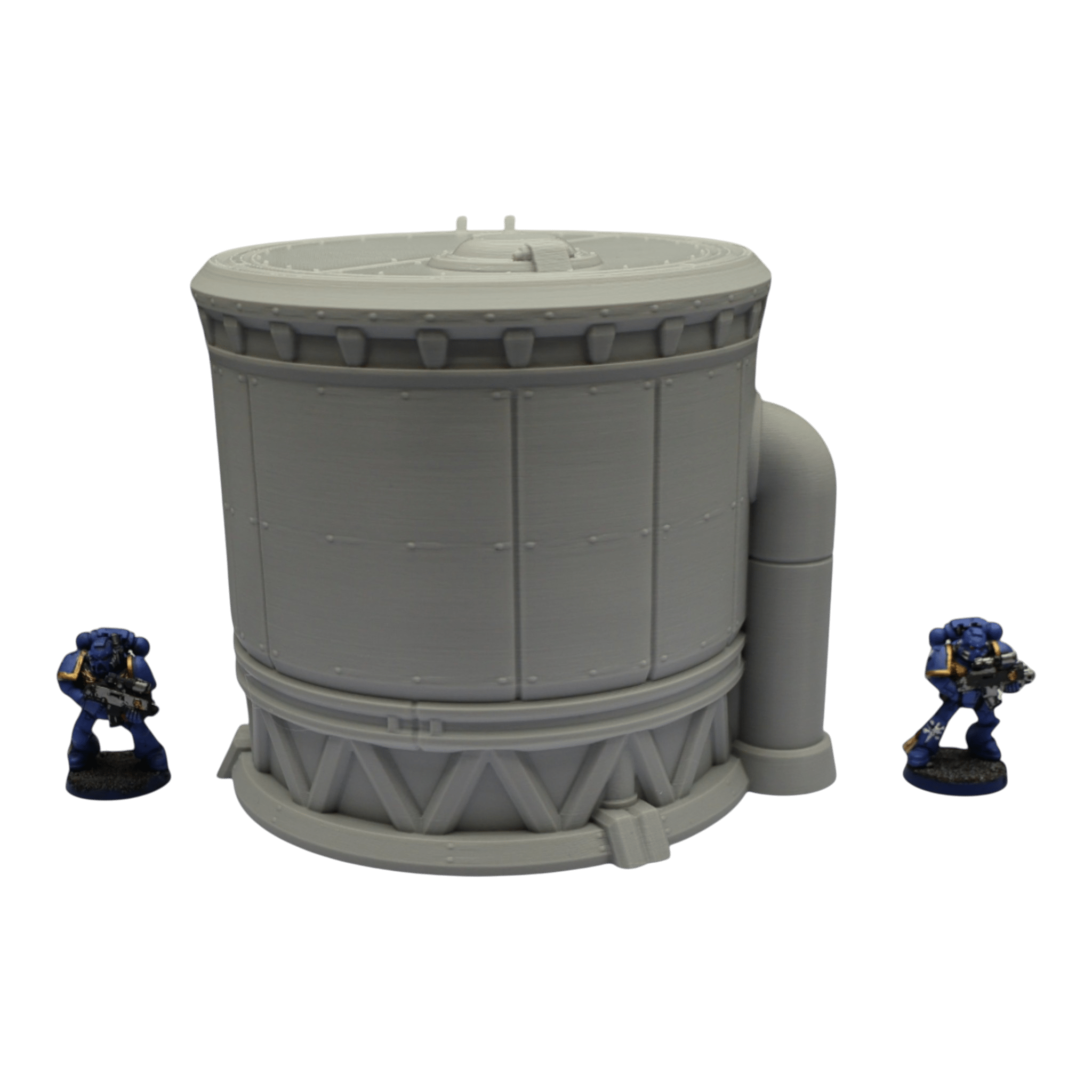 Silo #2 - 28mm Wargaming Scatter Terrain Scenery Tabletop Grimdark Jawar3d