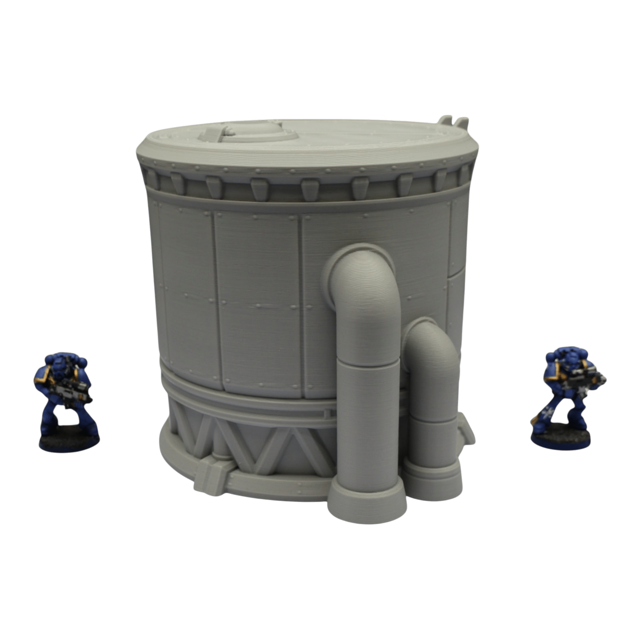 Silo #2 - 28mm Wargaming Scatter Terrain Scenery Tabletop Grimdark Jawar3d