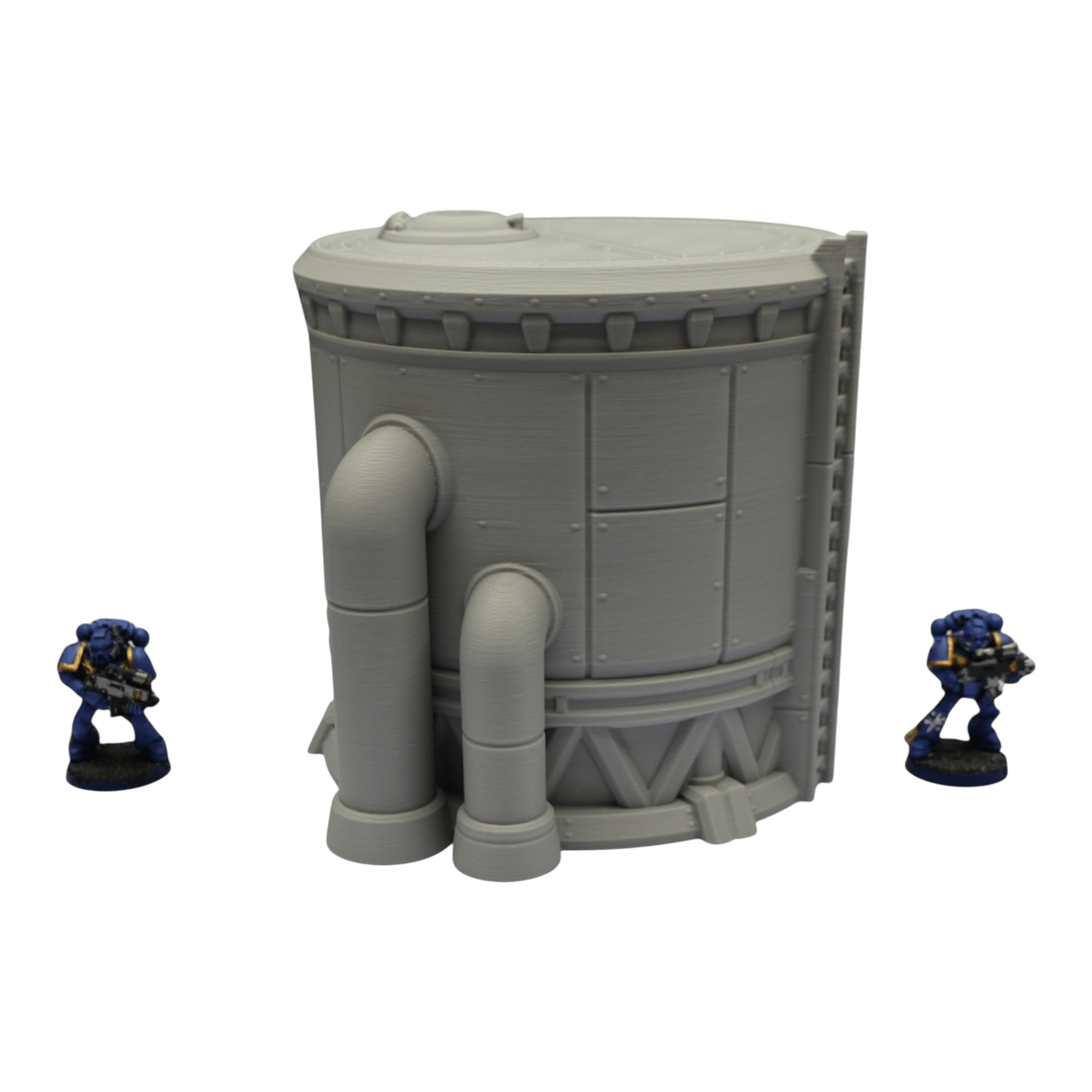 Silo #2 - 28mm Wargaming Scatter Terrain Scenery Tabletop Grimdark Jawar3d