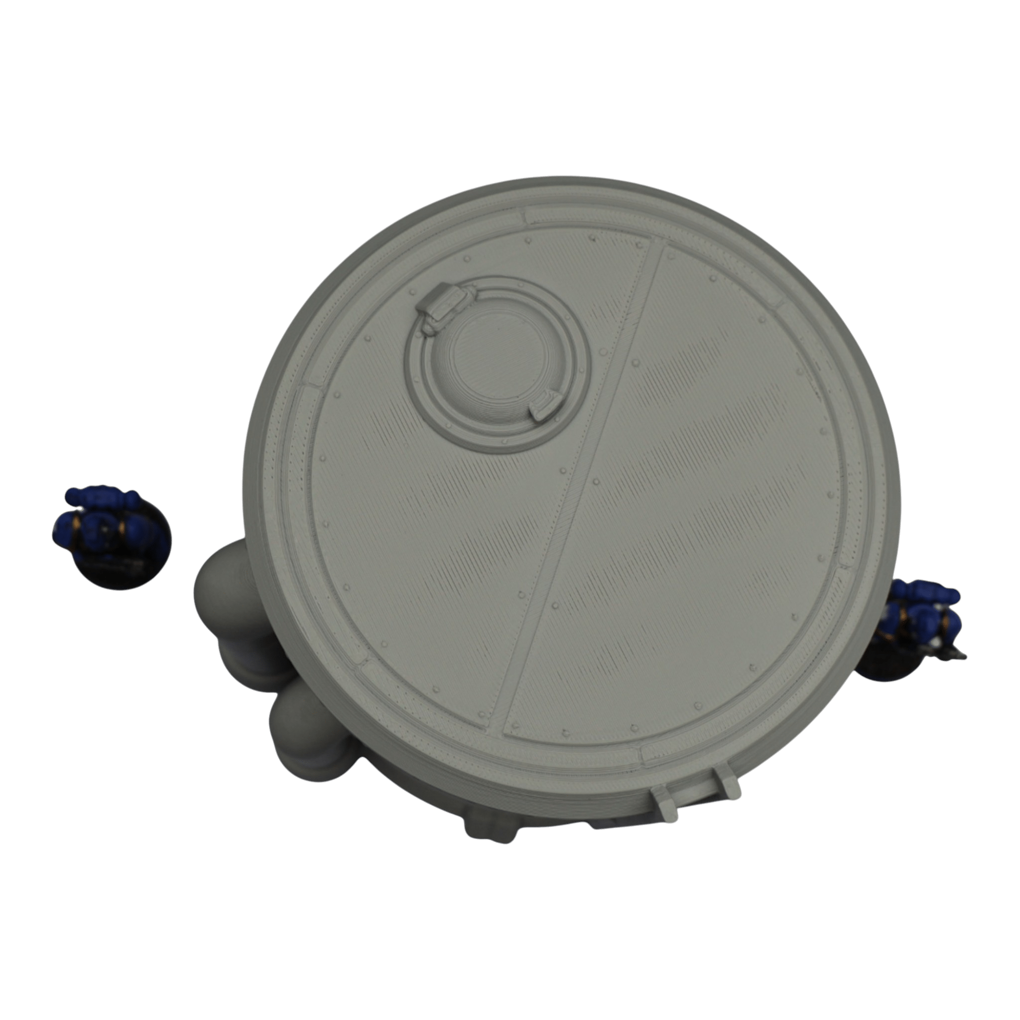 Silo #2 - 28mm Wargaming Scatter Terrain Scenery Tabletop Grimdark Jawar3d