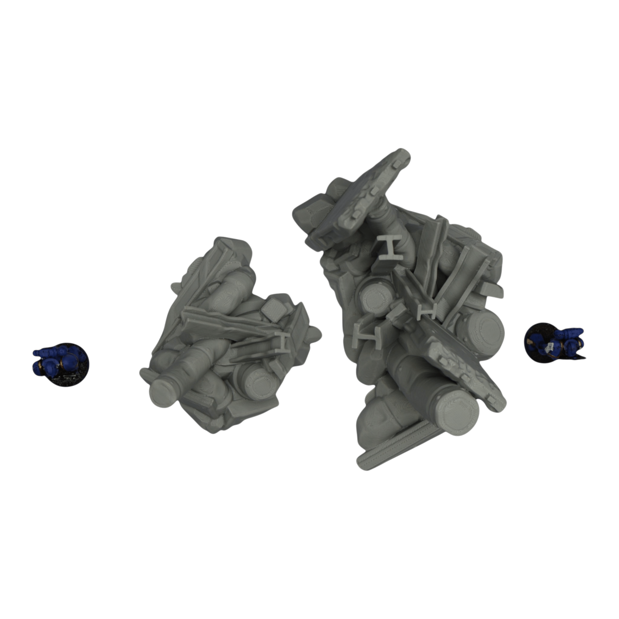 Debris #1 - 28mm Wargaming Scatter Terrain Scenery Tabletop Grimdark Jawar3d