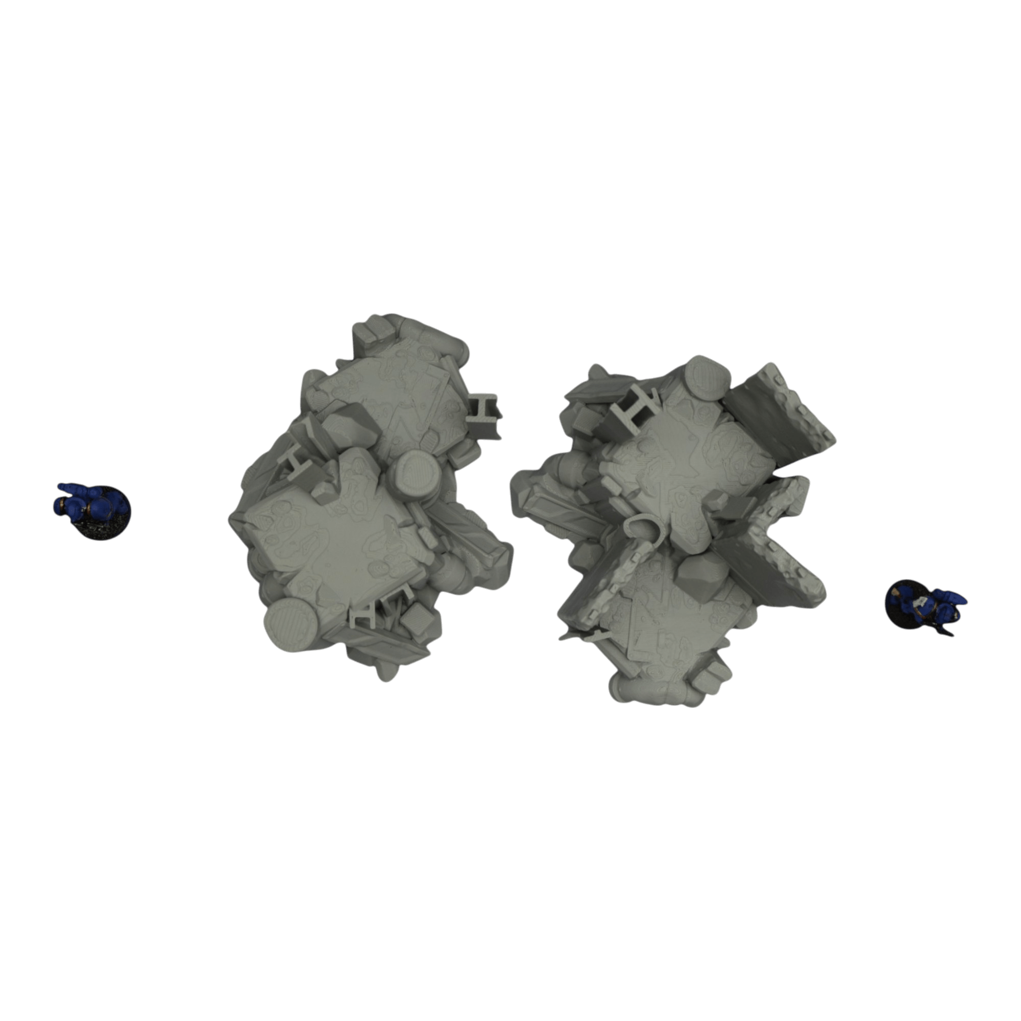 Debris #2 - 28mm Wargaming Scatter Terrain Scenery Tabletop Grimdark Jawar3d