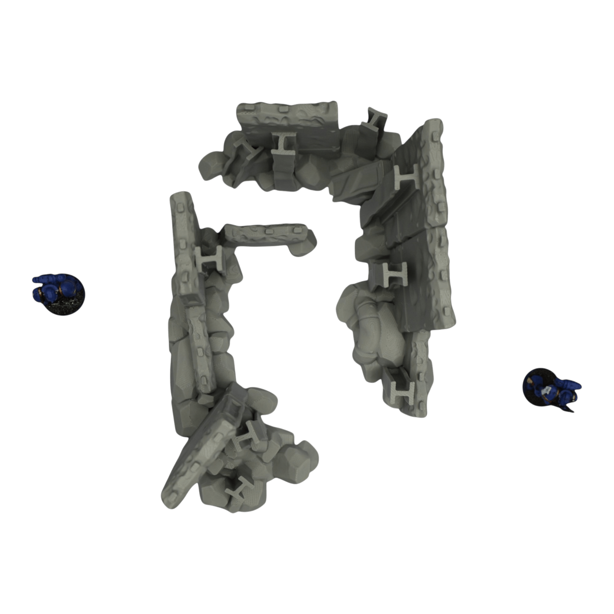 Debris #3 - 28mm Wargaming Scatter Terrain Scenery Tabletop Grimdark Jawar3d