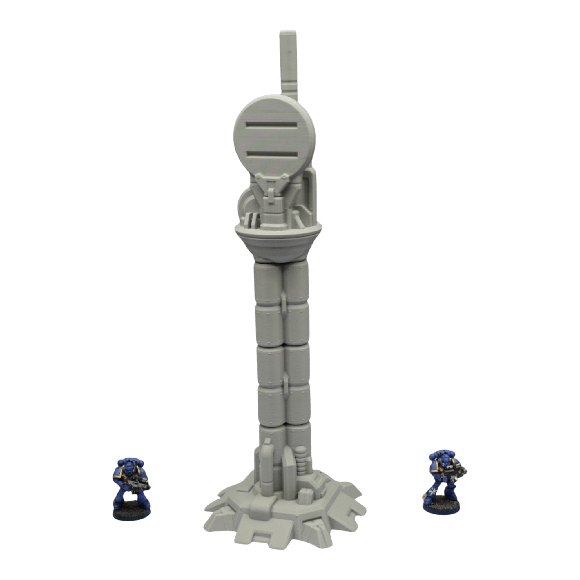 Radio Tower #2 - 28mm Wargaming Scatter Terrain Scenery Tabletop Grimdark Jawar3d