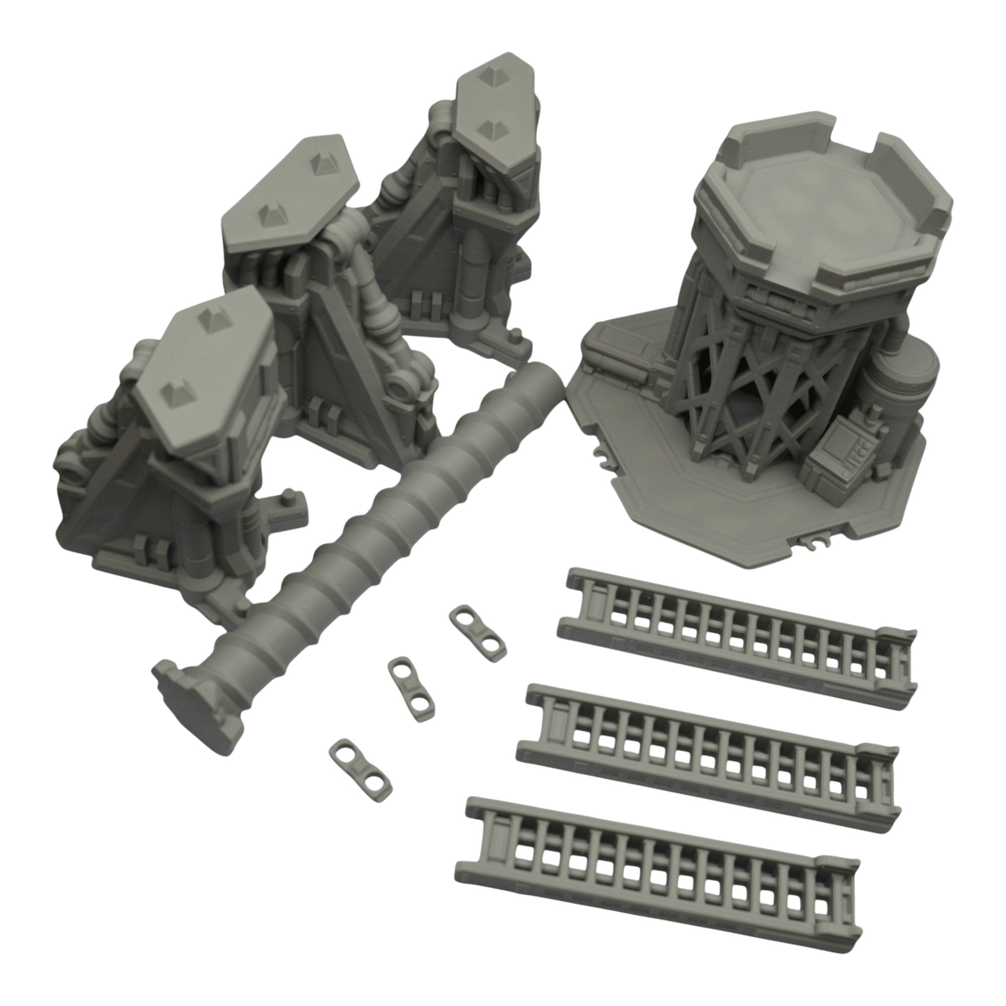 Mining Drill - 28mm Wargaming Scatter Terrain Scenery Tabletop Grimdark Jawar3d