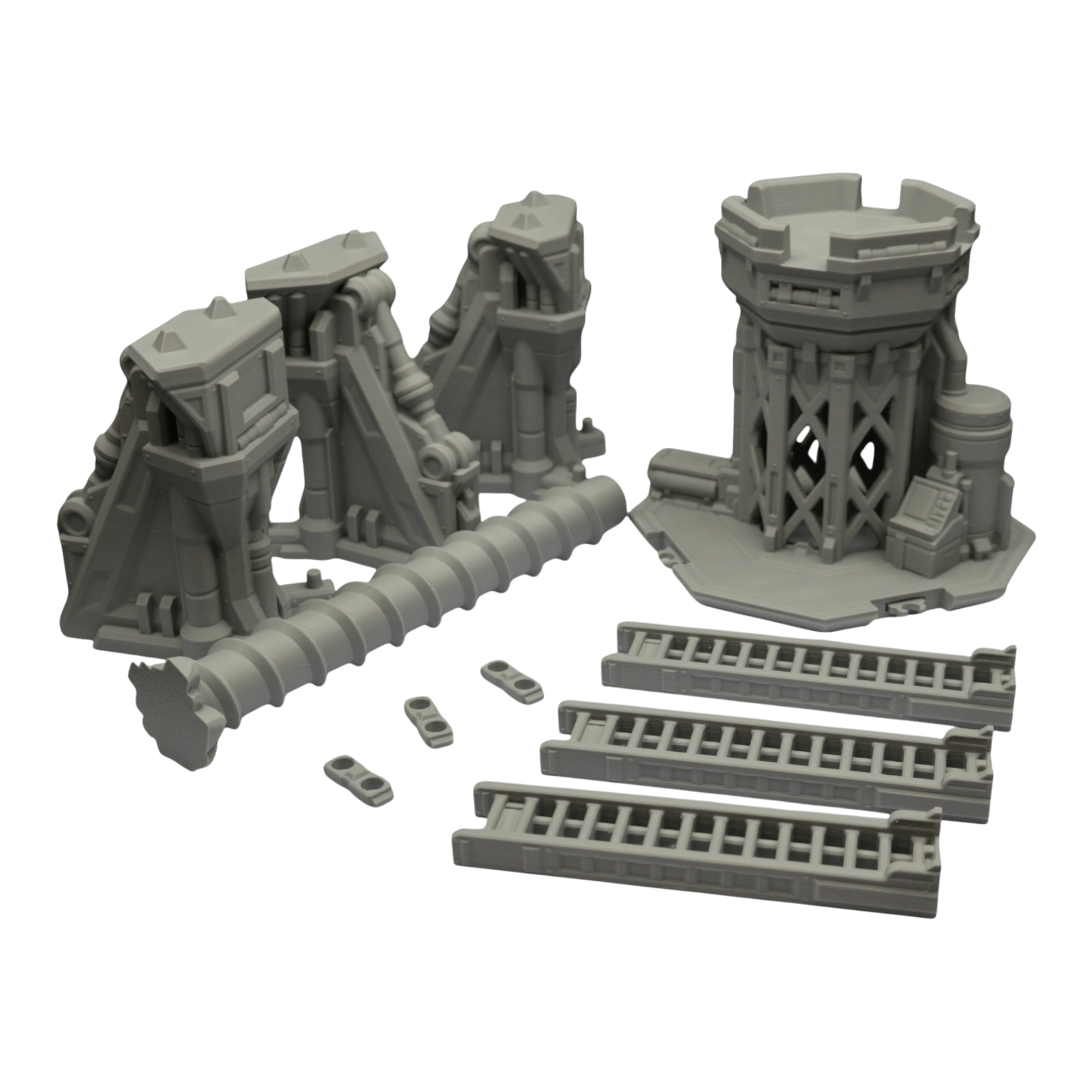 Mining Drill - 28mm Wargaming Scatter Terrain Scenery Tabletop Grimdark Jawar3d
