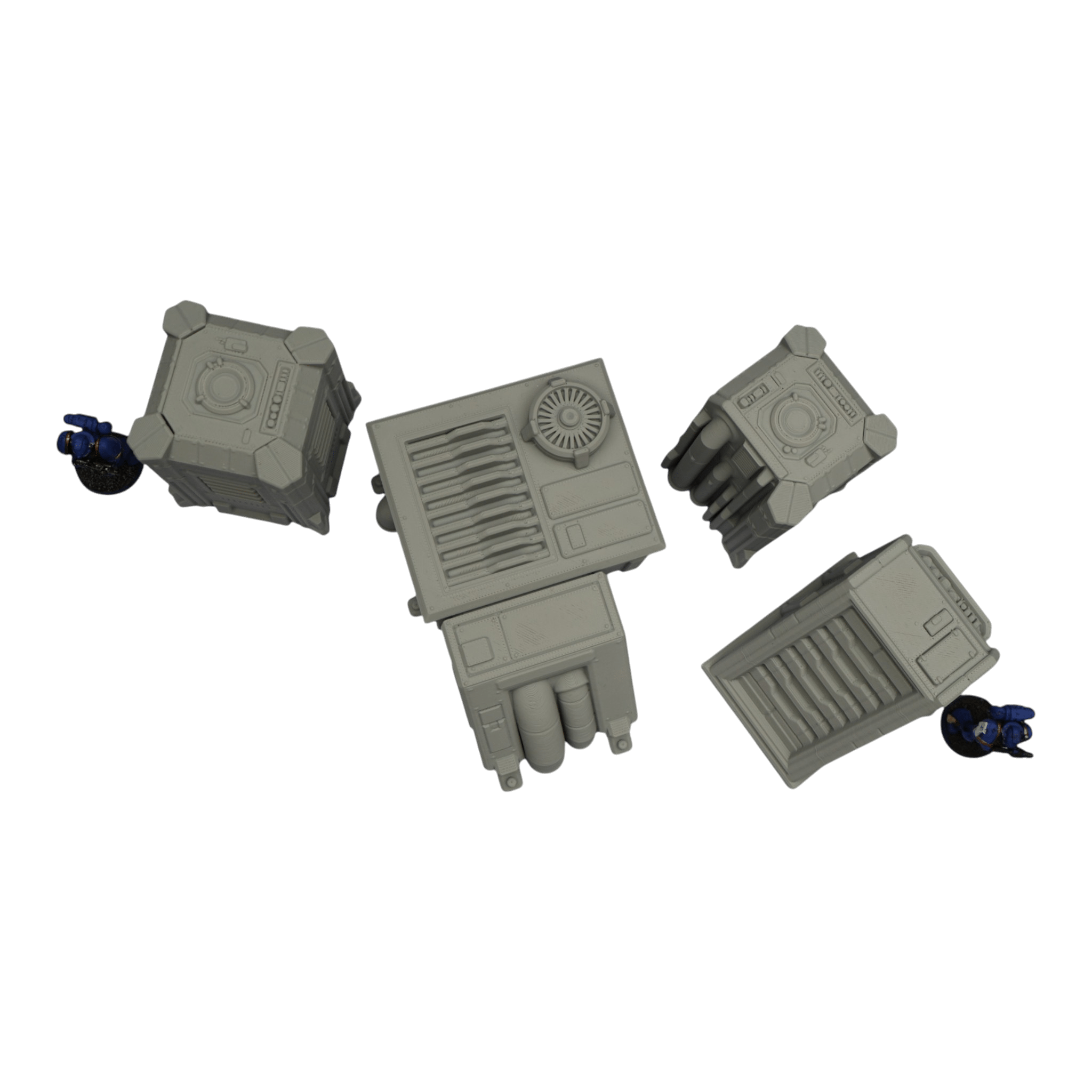 Generators Set #1 - 28mm Wargaming Scatter Terrain Scenery Tabletop Grimdark Jawar3d