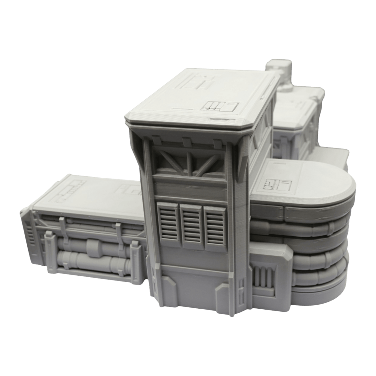 Fuel Station Set - 28mm Wargaming Scatter Terrain Scenery Tabletop Grimdark Jawar3d