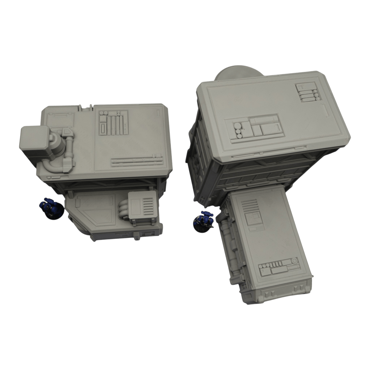 Fuel Station Set - 28mm Wargaming Scatter Terrain Scenery Tabletop Grimdark Jawar3d