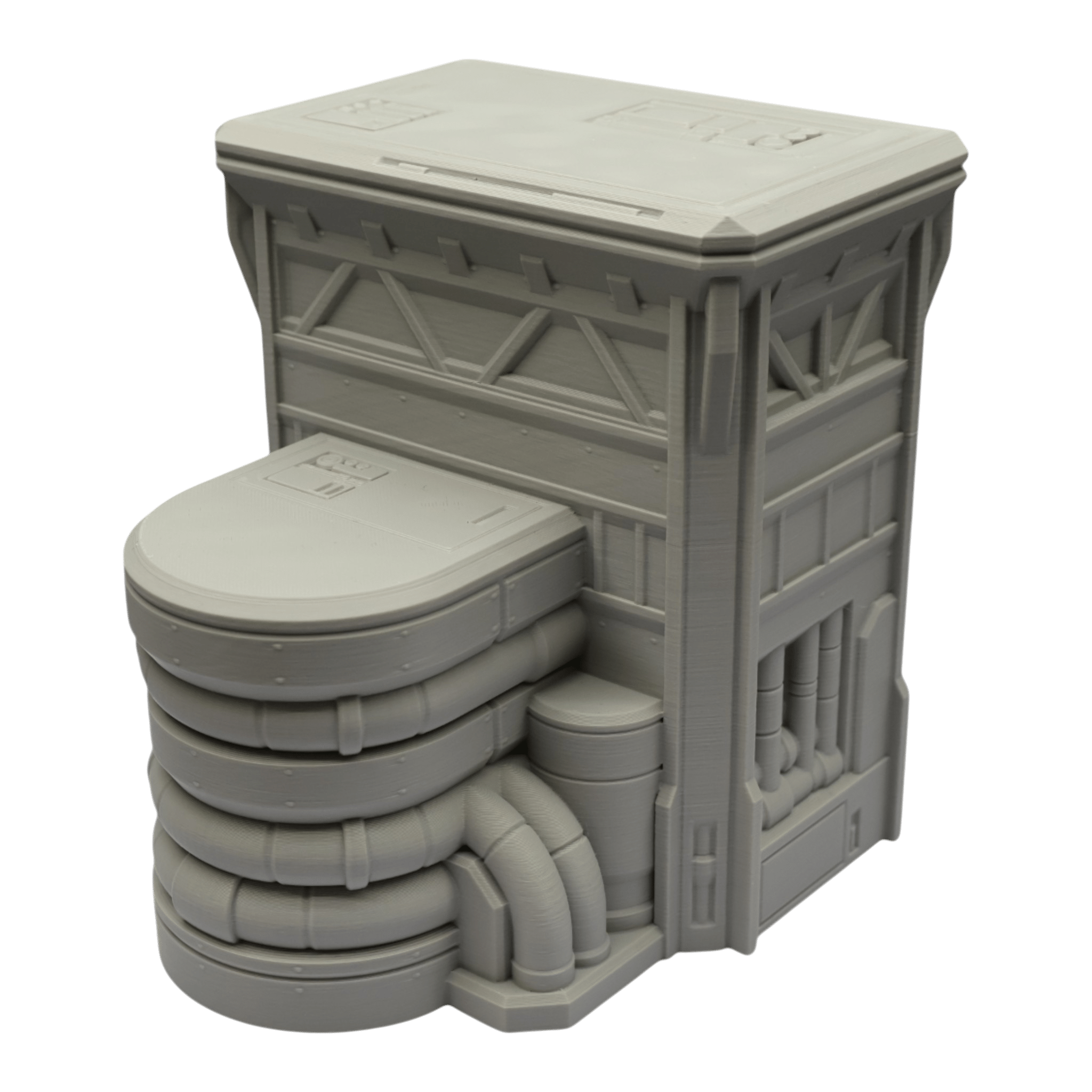 Fuel Station #1 - 28mm Wargaming Scatter Terrain Scenery Tabletop Grimdark Jawar3d