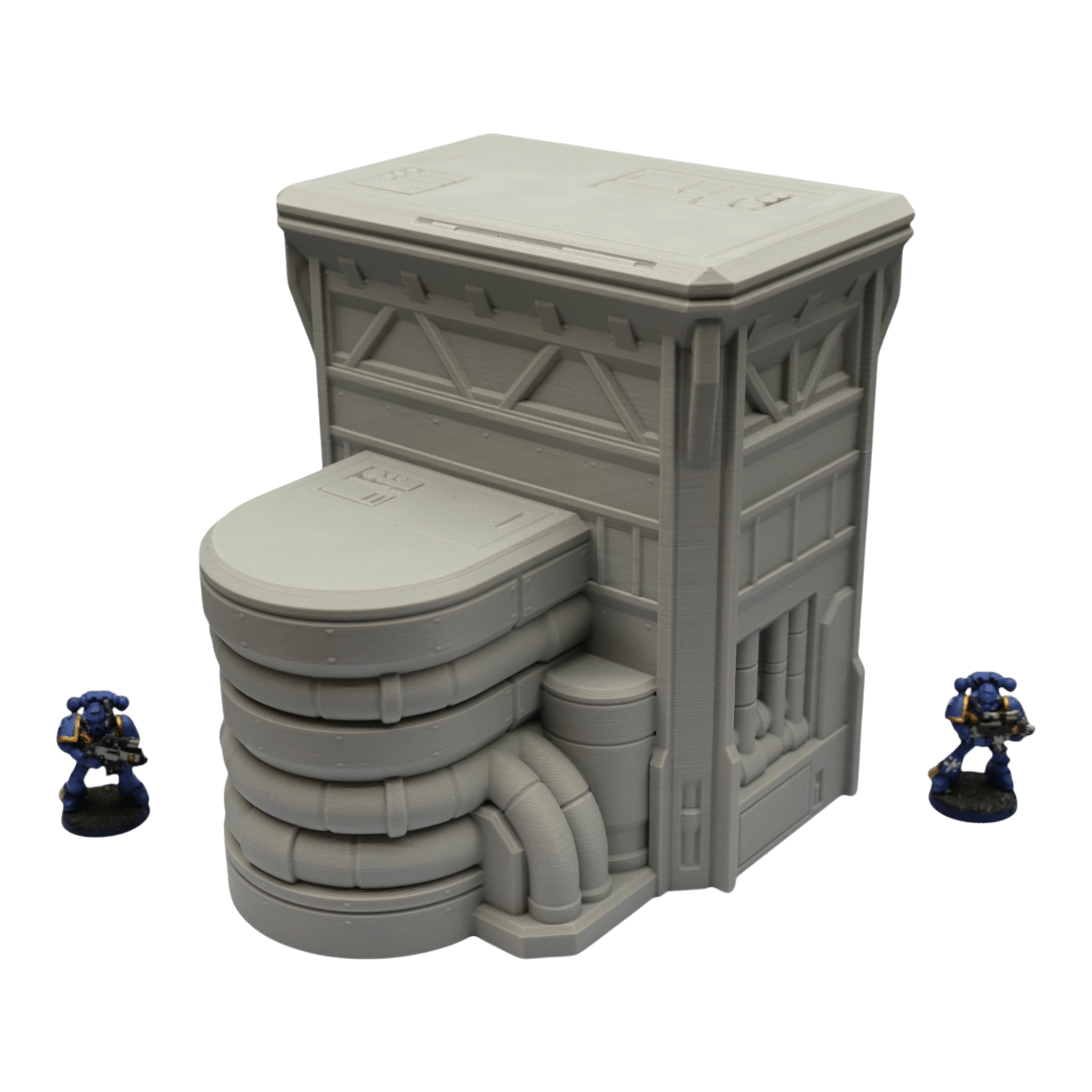 Fuel Station #1 - 28mm Wargaming Scatter Terrain Scenery Tabletop Grimdark Jawar3d