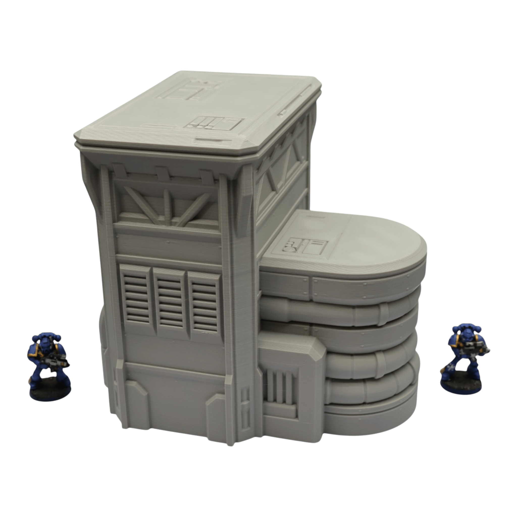 Fuel Station #1 - 28mm Wargaming Scatter Terrain Scenery Tabletop Grimdark Jawar3d