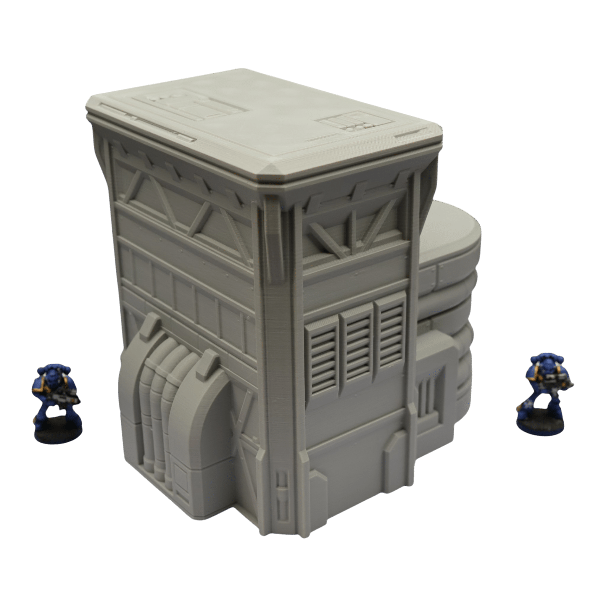 Fuel Station #1 - 28mm Wargaming Scatter Terrain Scenery Tabletop Grimdark Jawar3d