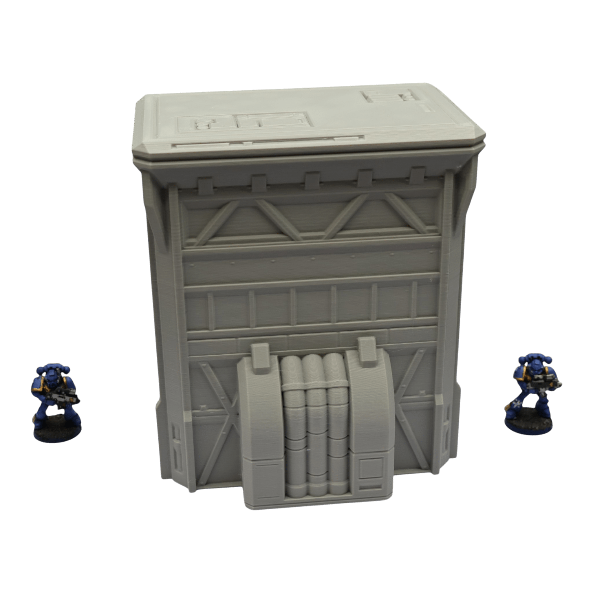 Fuel Station #1 - 28mm Wargaming Scatter Terrain Scenery Tabletop Grimdark Jawar3d