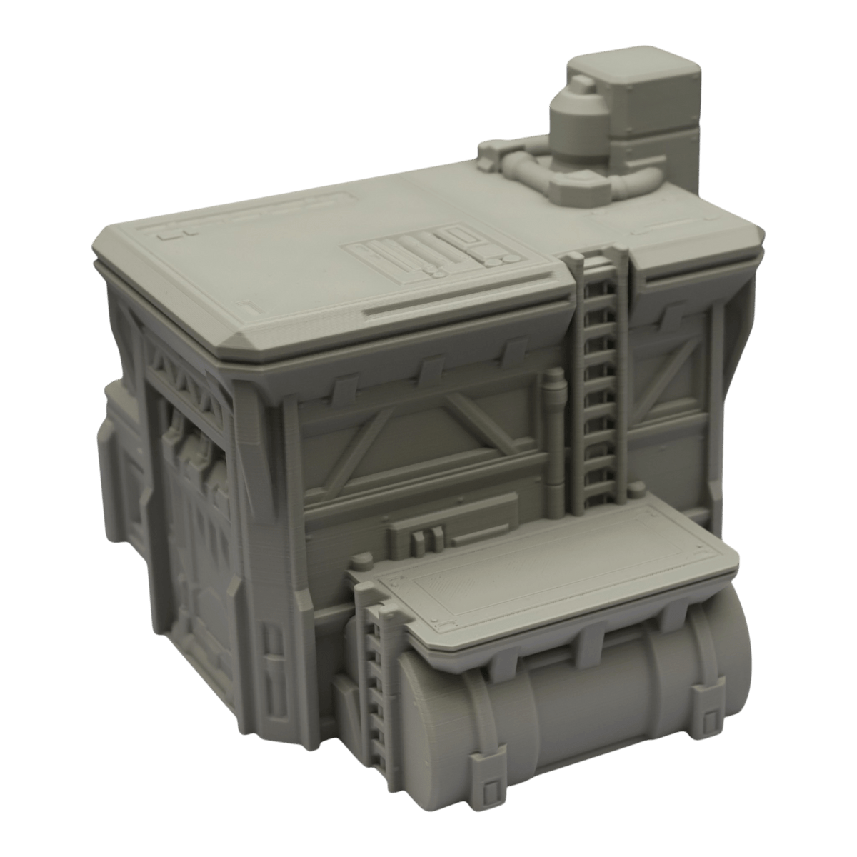 Fuel Station #2 - 28mm Wargaming Scatter Terrain Scenery Tabletop Grimdark Jawar3d