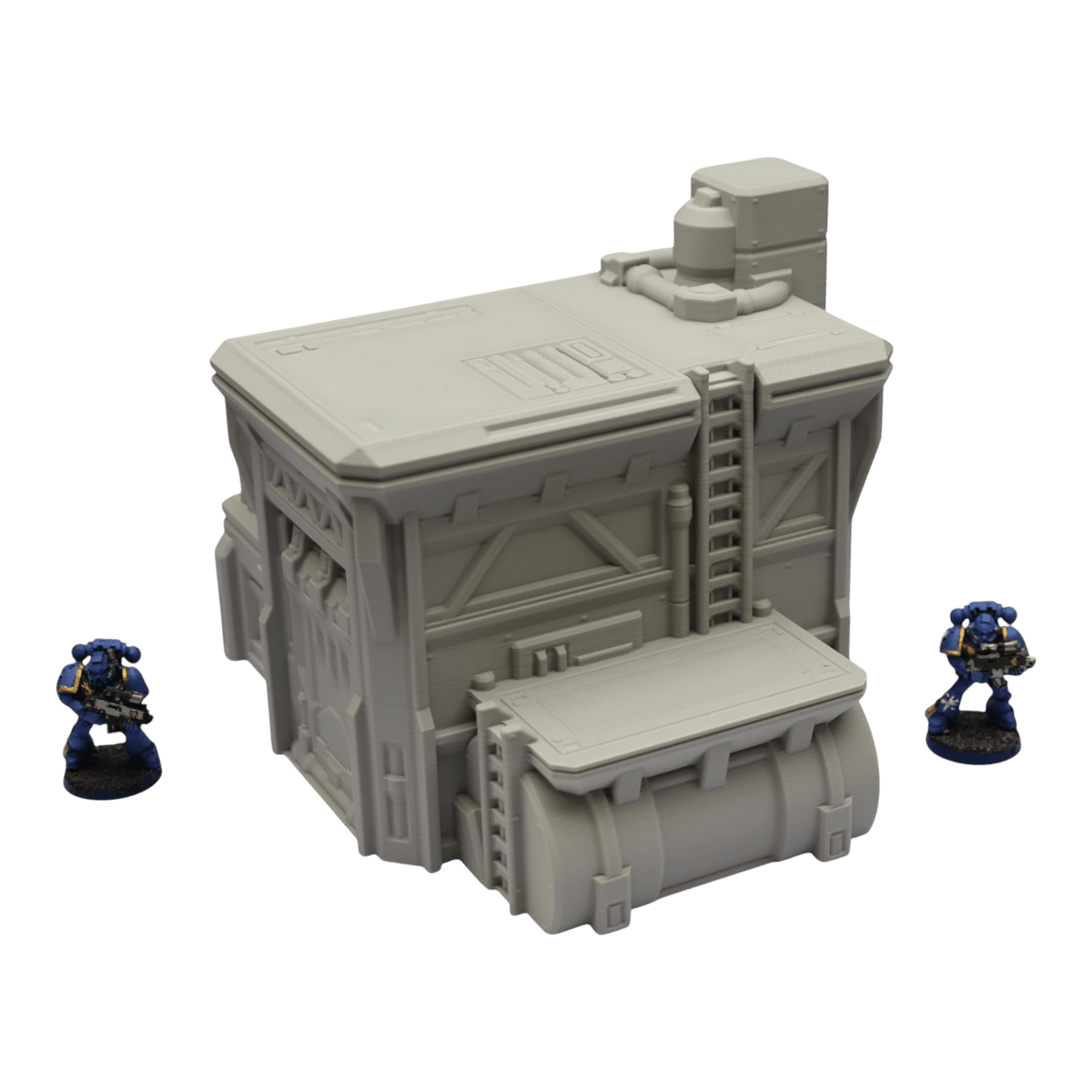 Fuel Station #2 - 28mm Wargaming Scatter Terrain Scenery Tabletop Grimdark Jawar3d