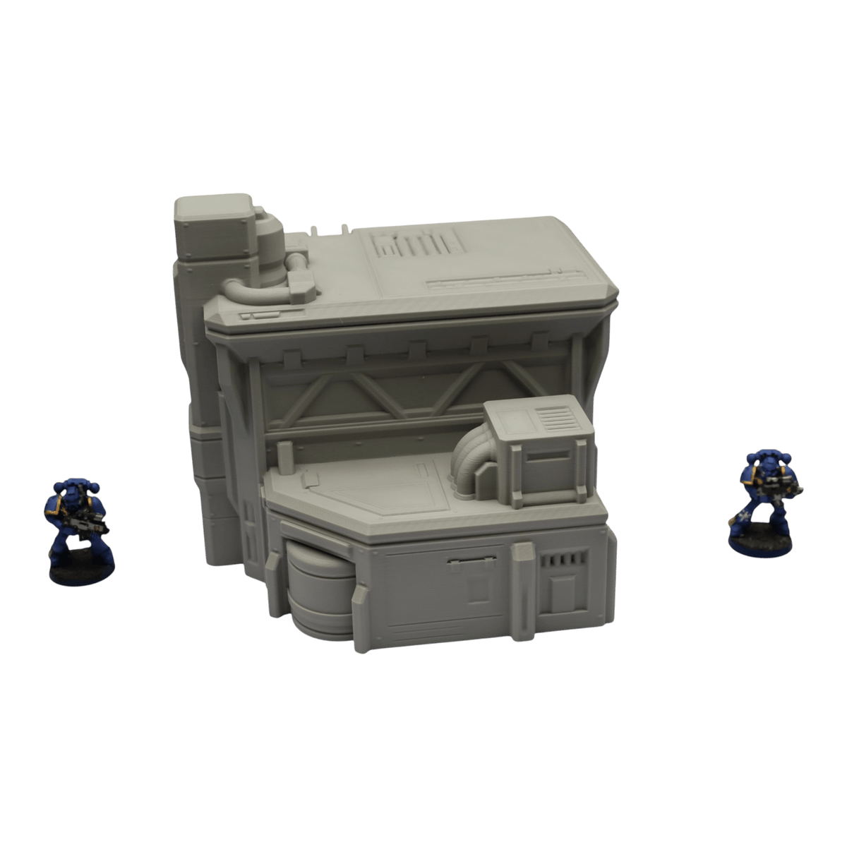 Fuel Station #2 - 28mm Wargaming Scatter Terrain Scenery Tabletop Grimdark Jawar3d