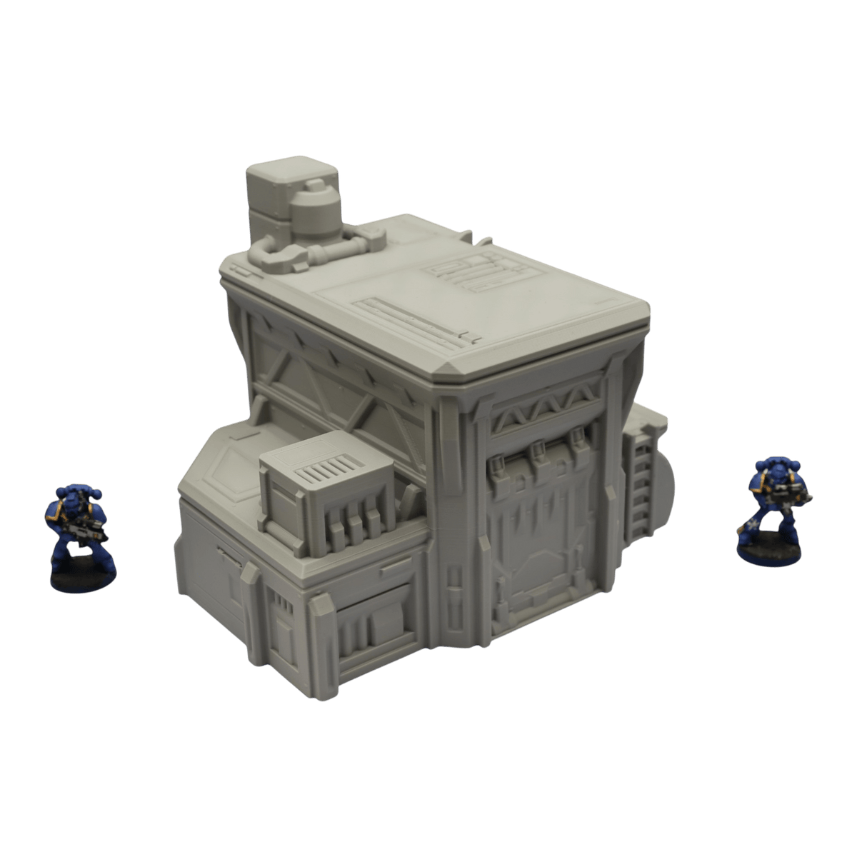 Fuel Station #2 - 28mm Wargaming Scatter Terrain Scenery Tabletop Grimdark Jawar3d