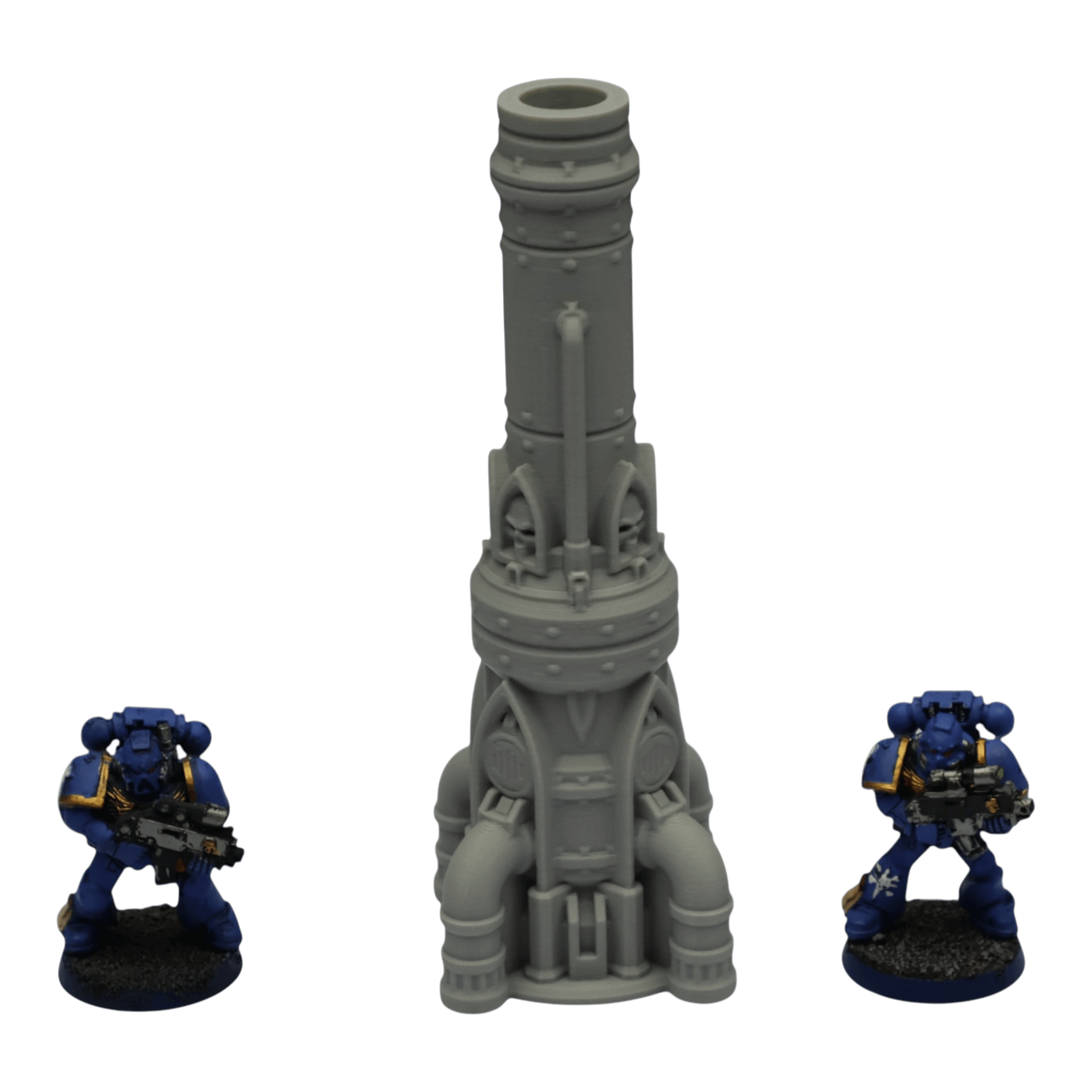 Single Smokestack - 28mm Wargaming Scatter Terrain Scenery Tabletop Grimdark Jawar3d