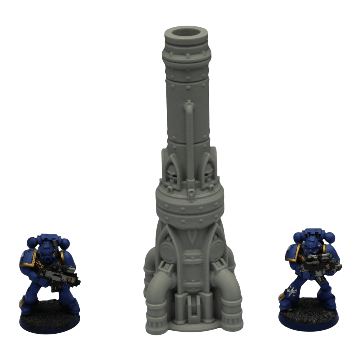 Single Smokestack - 28mm Wargaming Scatter Terrain Scenery Tabletop Grimdark Jawar3d