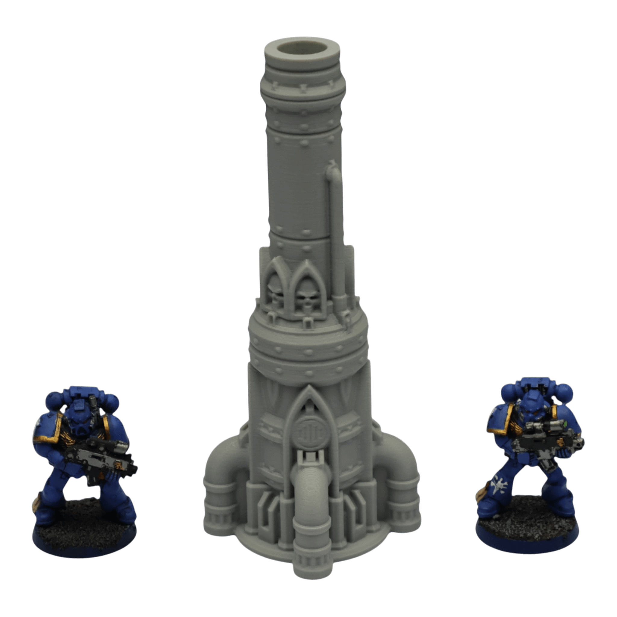 Single Smokestack - 28mm Wargaming Scatter Terrain Scenery Tabletop Grimdark Jawar3d