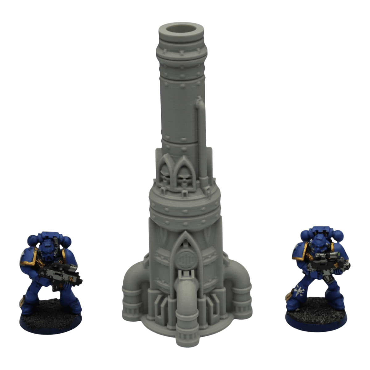 Single Smokestack - 28mm Wargaming Scatter Terrain Scenery Tabletop Grimdark Jawar3d