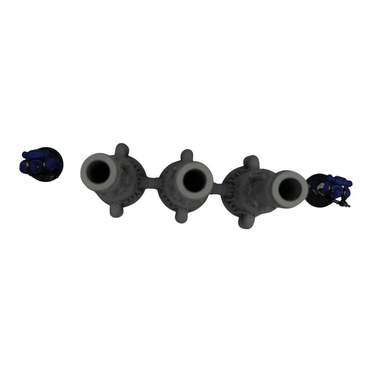 Triple Smokestack - 28mm Wargaming Scatter Terrain Scenery Tabletop Grimdark Jawar3d