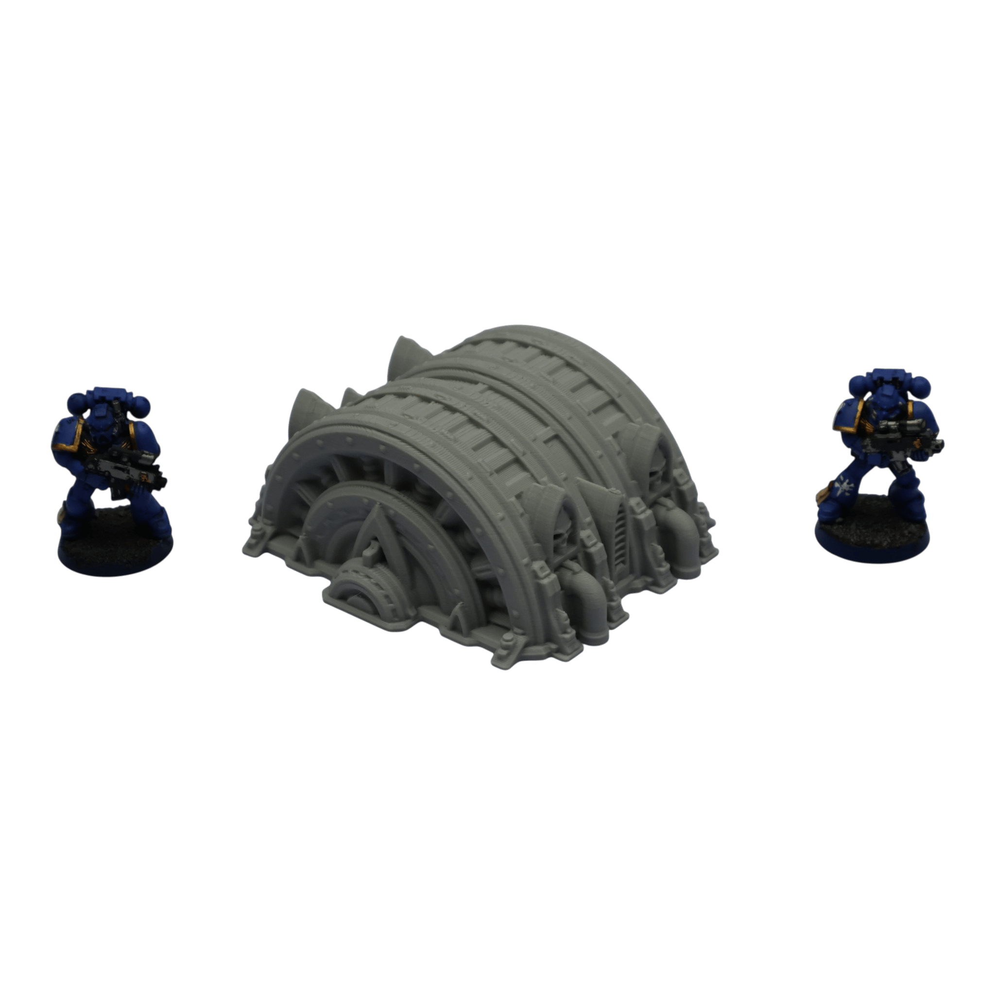 Dual Turbine - 28mm Wargaming Scatter Terrain Scenery Tabletop Grimdark Jawar3d