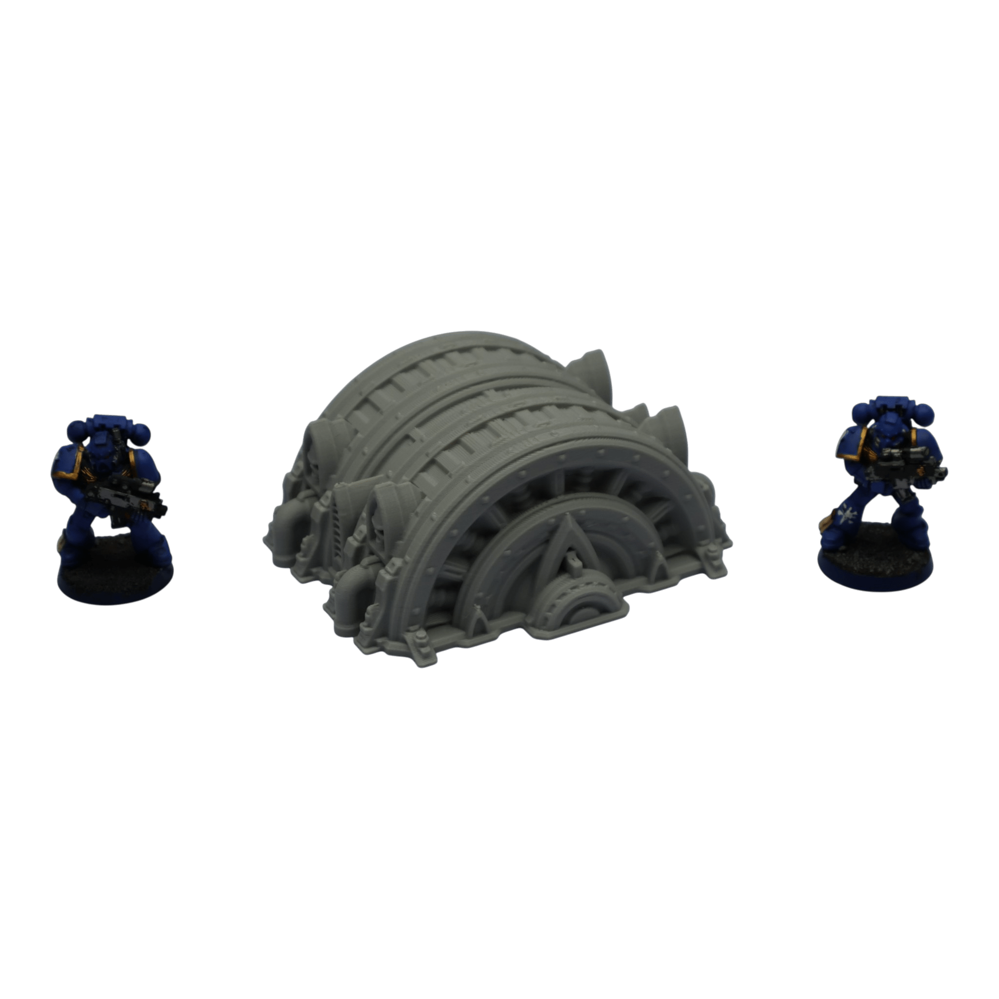Dual Turbine - 28mm Wargaming Scatter Terrain Scenery Tabletop Grimdark Jawar3d