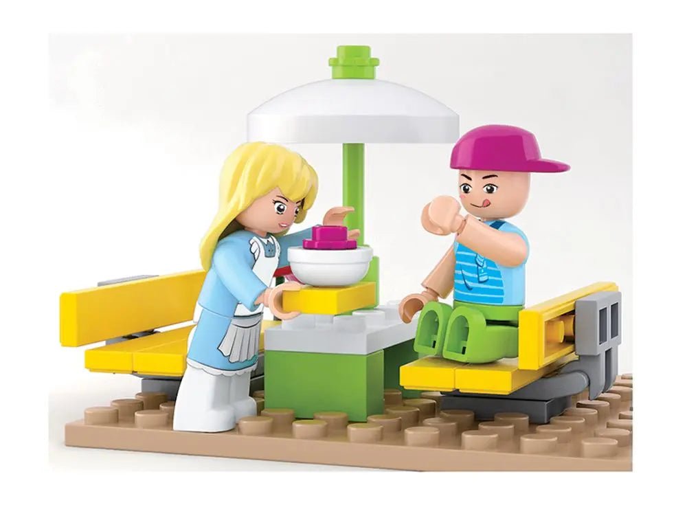Sluban Girl's Dream Ice-cream Shop Building Brick Set Sluban