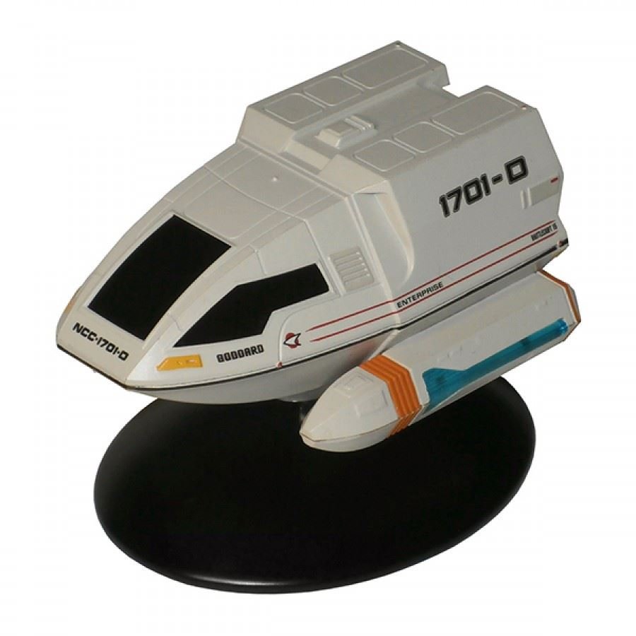 #02 Type-6 NCC-1701-D Shuttlecraft 15 "Goddard" Model Die Cast Ship (Eaglemoss / Star Trek) Real Merch