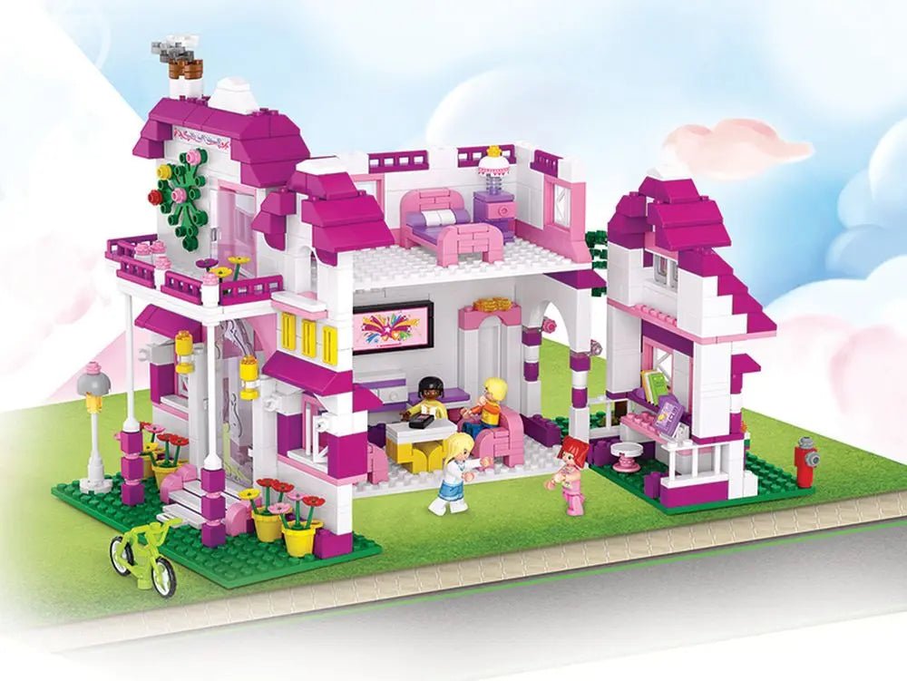Sluban Girl's Dream Seaside Villa Building Brick Set Sluban