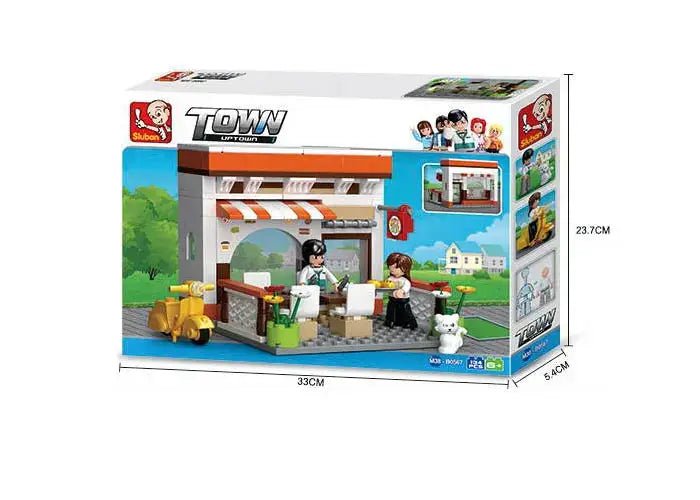 Sluban - Town Restaurant Building Block Set Sluban