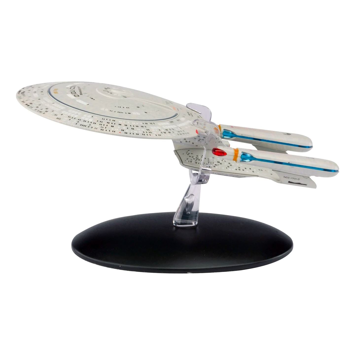 #01 U.S.S. Enterprise NCC-1701-D (Galaxy class) Diecast Model Ship (Eaglemoss / Star Trek) Real Merch
