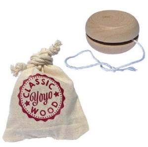 Classic Wooden Yoyo in Cotton Gift Bag Curious Minds